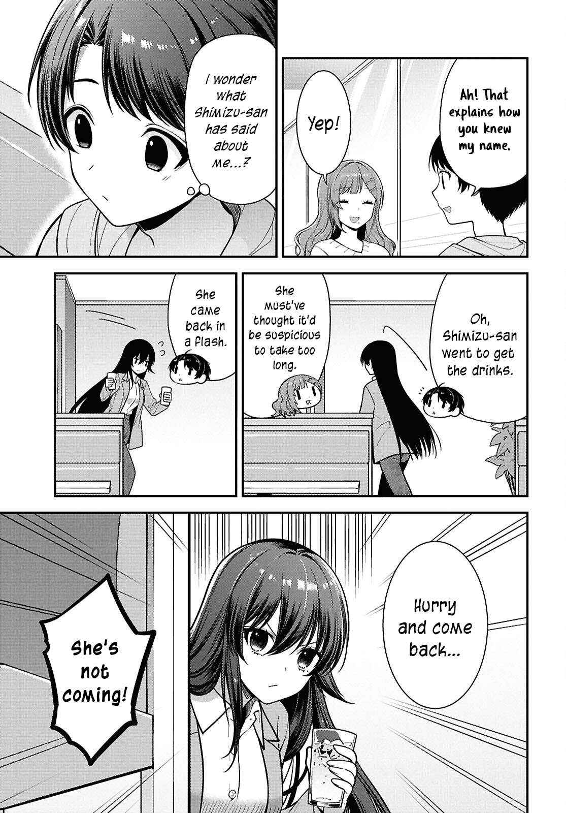 Tonari no Seki no Yankee Shimizu-san ga Kami o Kuroku Sometekita Chapter 5 page 17 - 