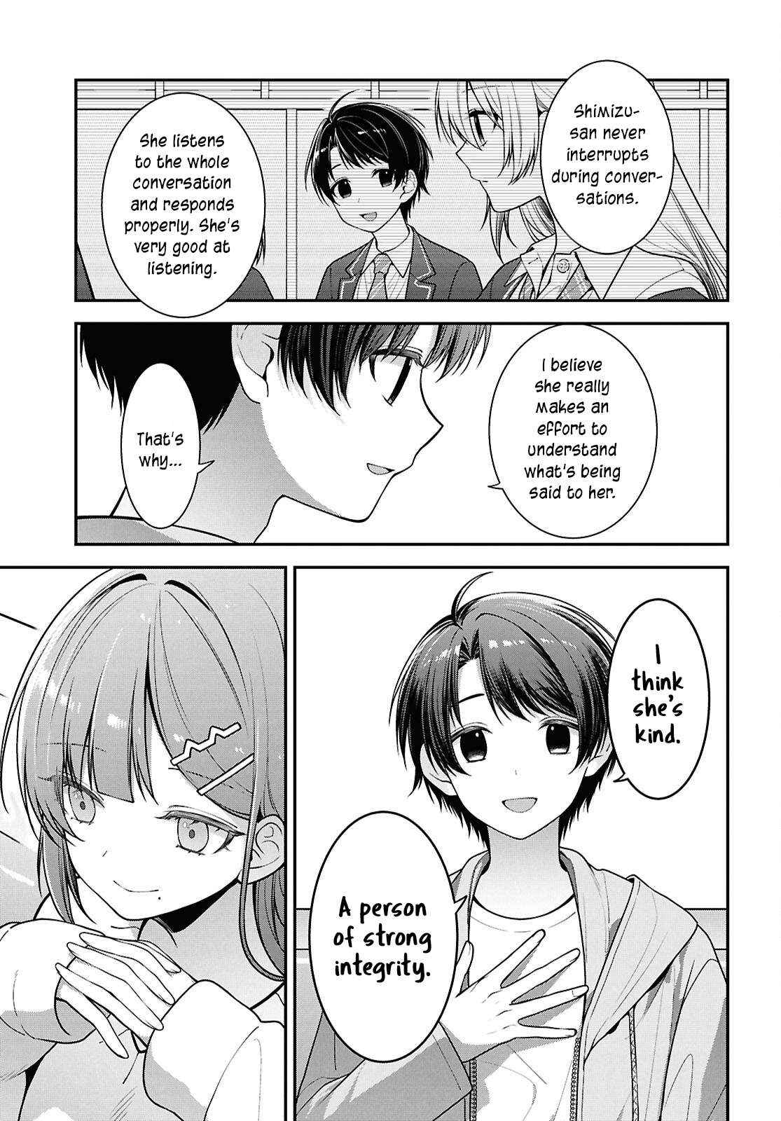 Tonari no Seki no Yankee Shimizu-san ga Kami o Kuroku Sometekita Chapter 5 page 23 - 