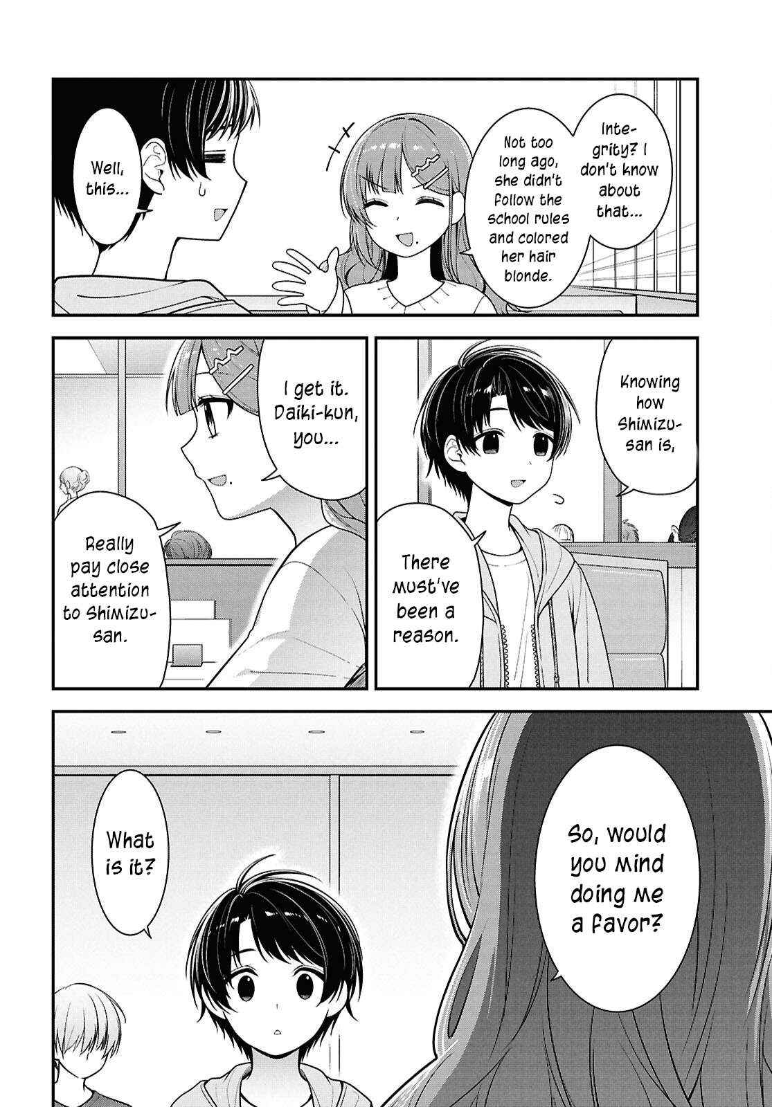 Tonari no Seki no Yankee Shimizu-san ga Kami o Kuroku Sometekita Chapter 5 page 24 - 