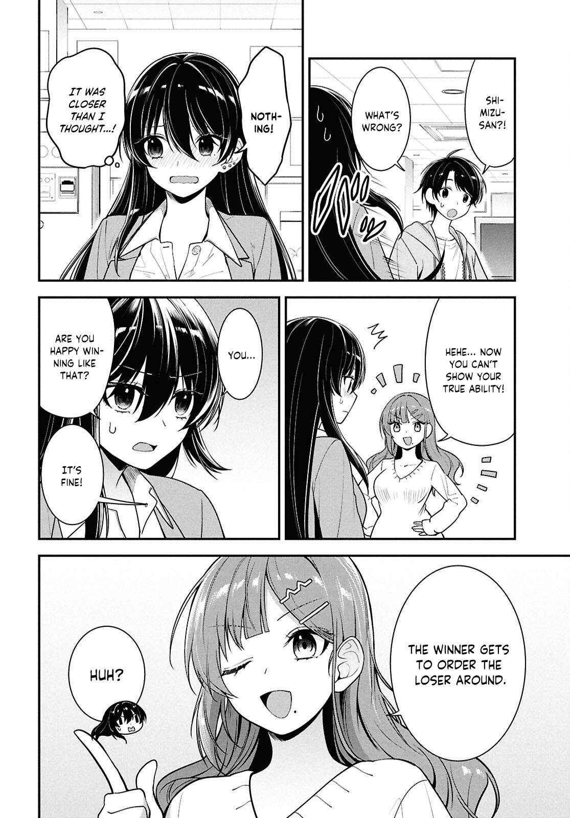 Tonari no Seki no Yankee Shimizu-san ga Kami o Kuroku Sometekita Chapter 7 page 12 - 