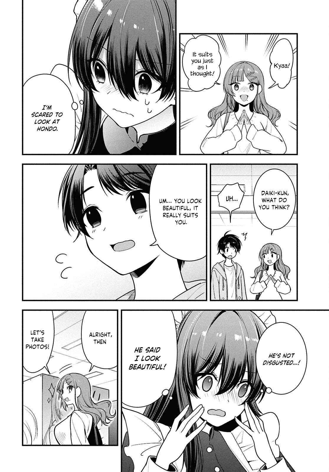 Tonari no Seki no Yankee Shimizu-san ga Kami o Kuroku Sometekita Chapter 7 page 23 - 