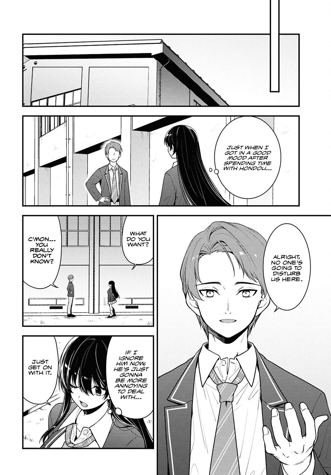 Tonari no Seki no Yankee Shimizu-san ga Kami o Kuroku Sometekita Chapter 9 page 12 - 