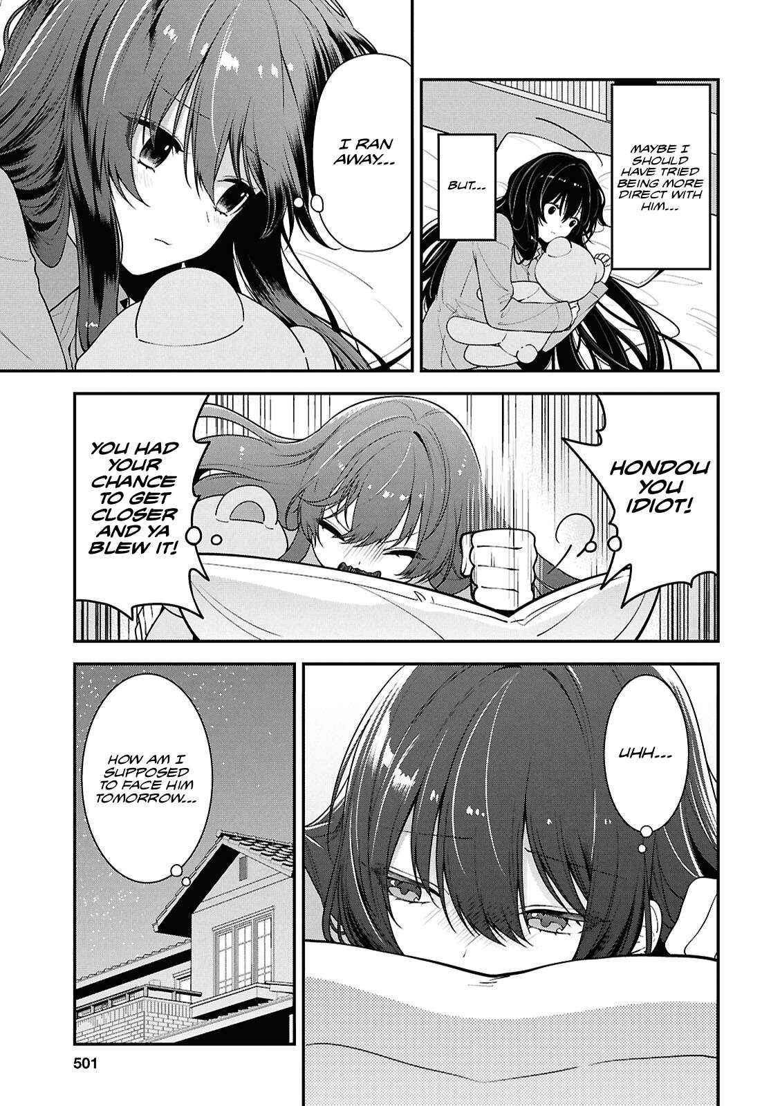 Tonari no Seki no Yankee Shimizu-san ga Kami o Kuroku Sometekita Chapter 9 page 5 - 
