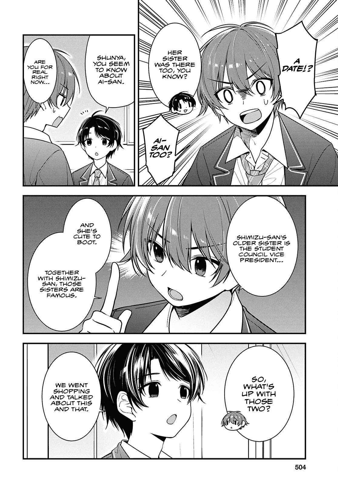 Tonari no Seki no Yankee Shimizu-san ga Kami o Kuroku Sometekita Chapter 9 page 8 - 