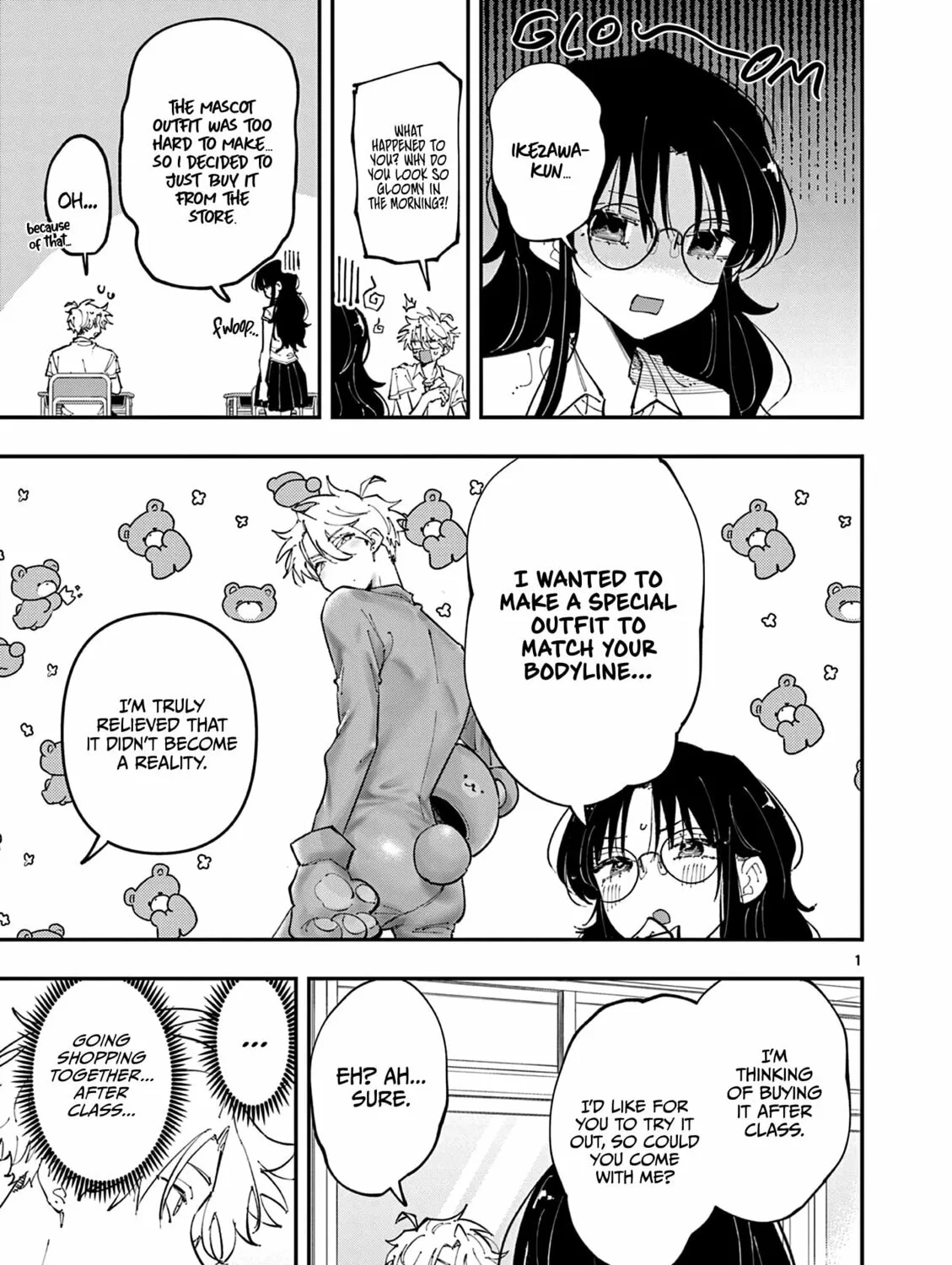 Tonari no Seki no Yatsu ga Eroi me de Mitekuru Hanashi Chapter 19 page 1 - 