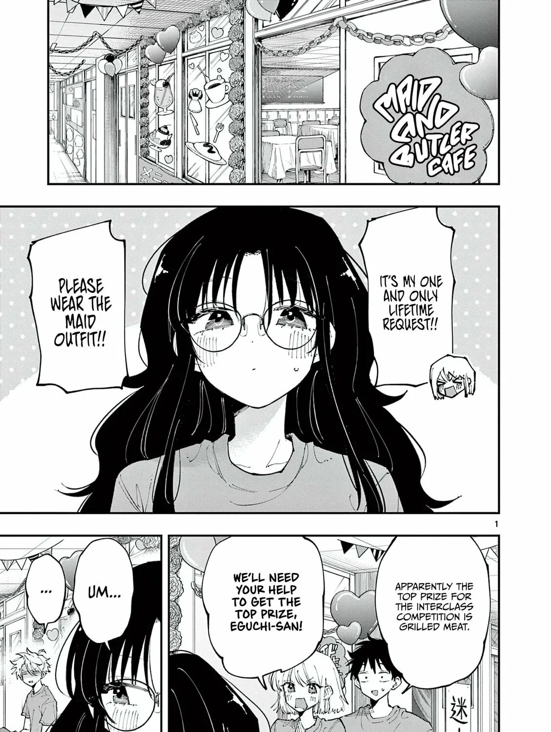 Tonari no Seki no Yatsu ga Eroi me de Mitekuru Hanashi Chapter 22 page 1 - 