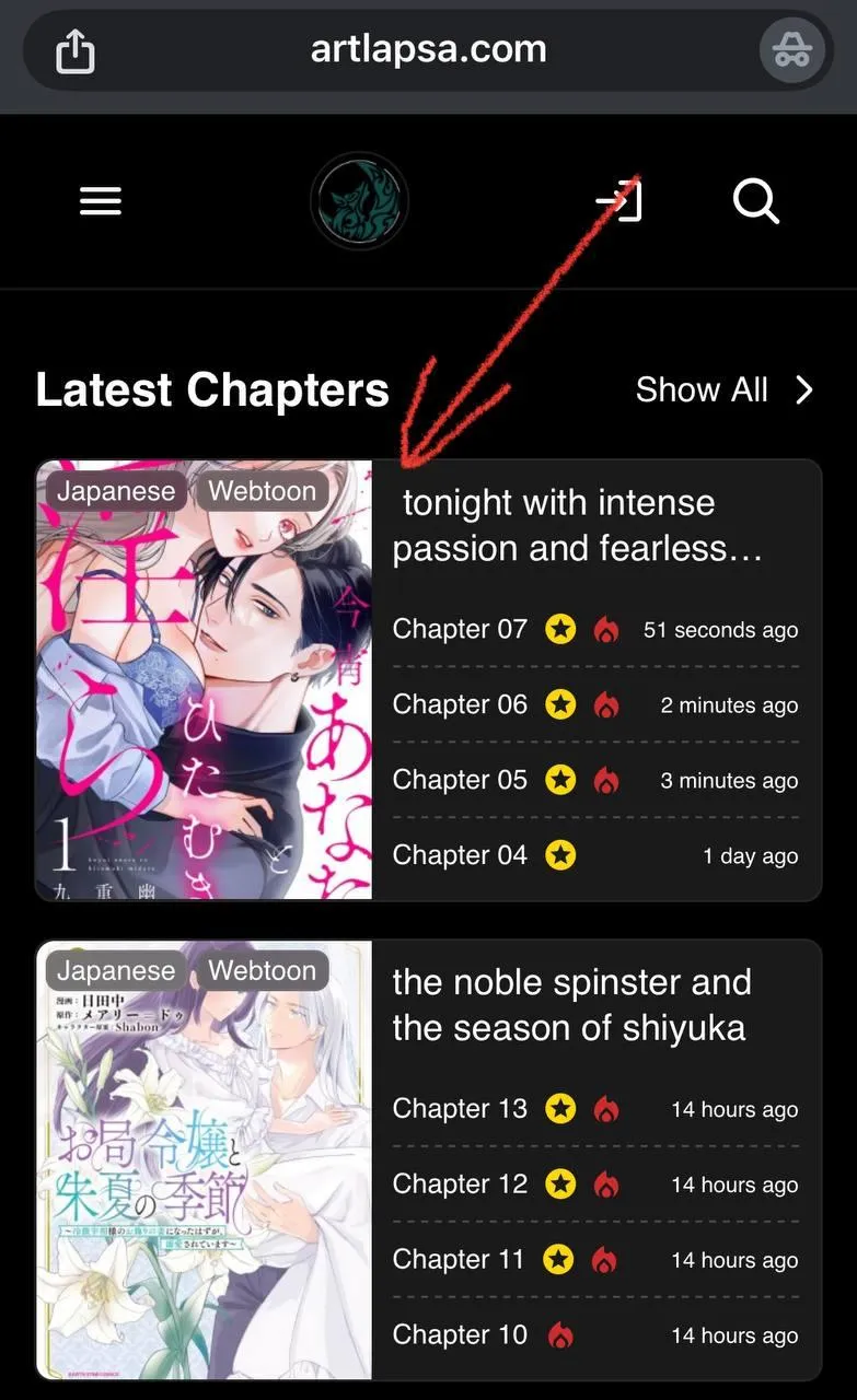 Tonight with intense passion and fearless desire by your side Chapter 2 page 1 - 