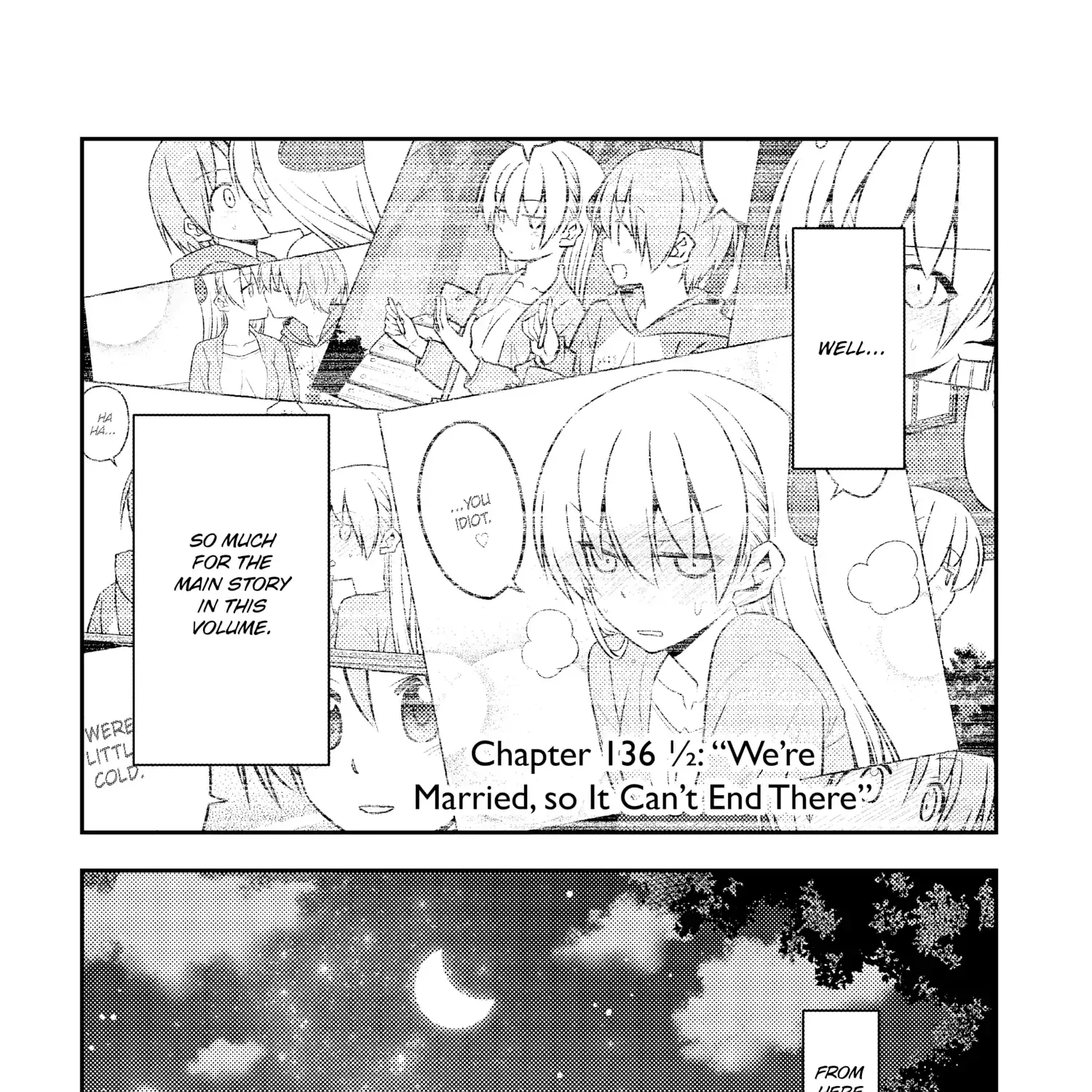 Tonikaku Kawaii Chapter 136.1 page 1 - 