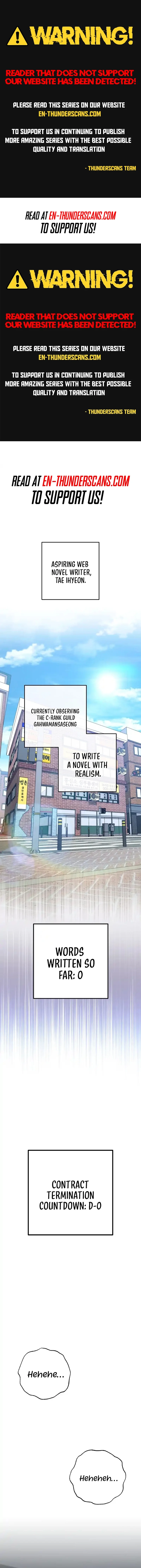 Top Ranker ui Jakga Jimang Saenghwal Baekseo Chapter 6 page 1 - 