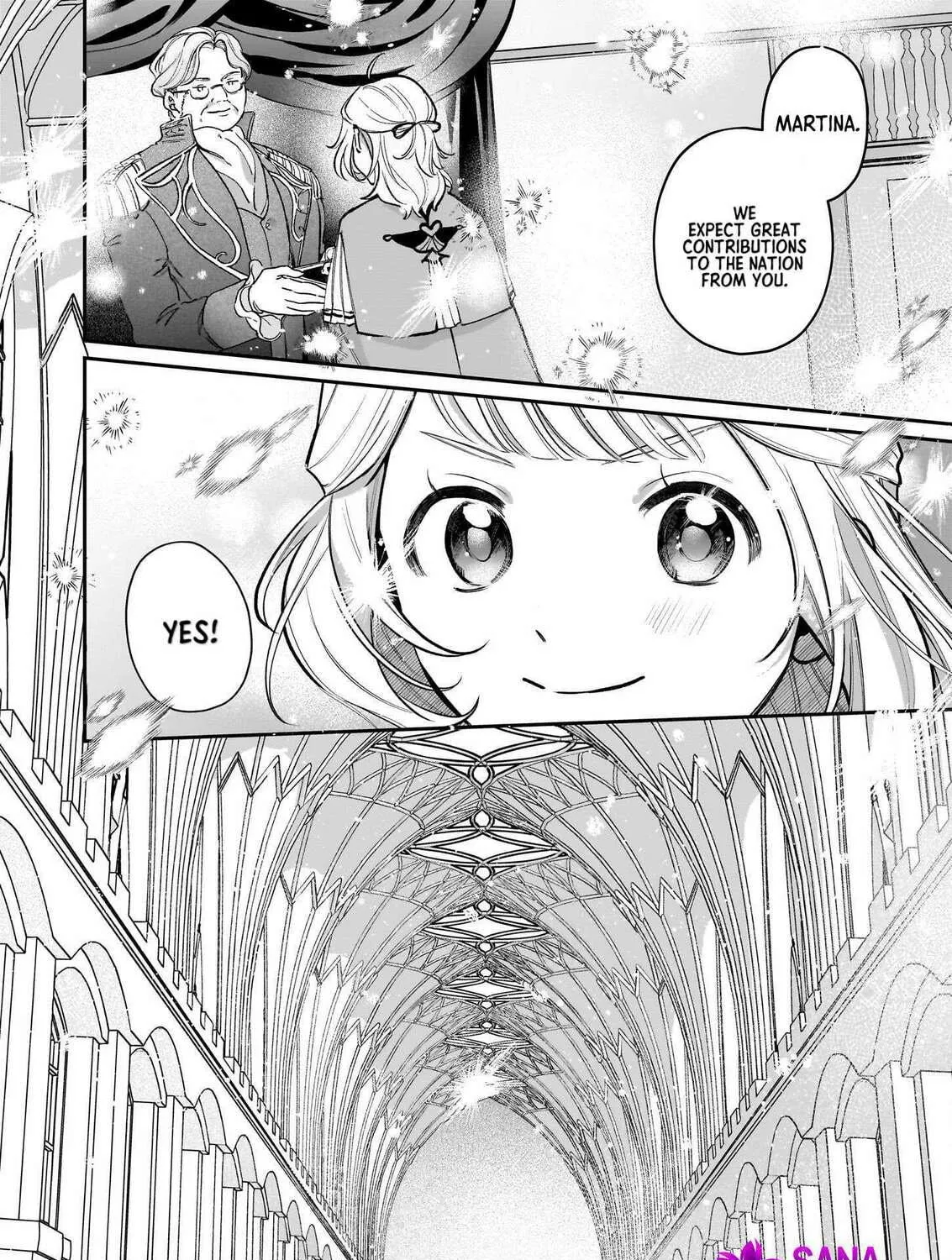 Toshokan no Tensai Shoujo: Honzuki no Shinjin Kanri wa Boudai na Chishiki de Kuni wo Sukuimasu! Chapter 1 page 34 - 