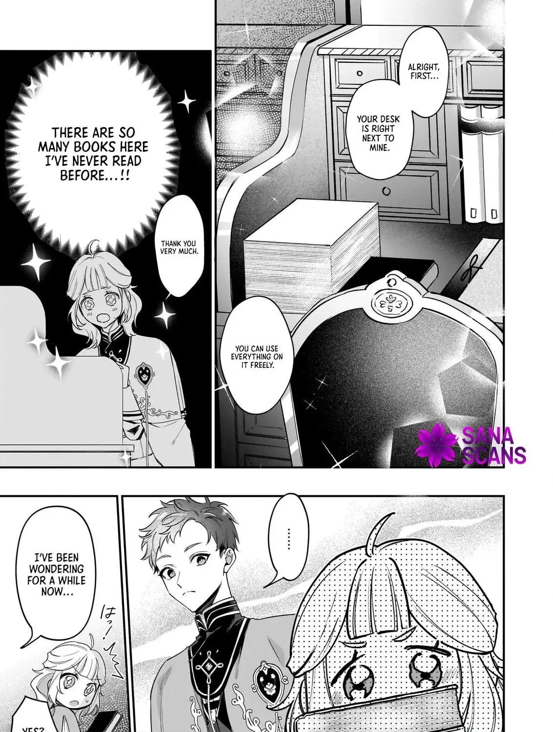 Toshokan no Tensai Shoujo: Honzuki no Shinjin Kanri wa Boudai na Chishiki de Kuni wo Sukuimasu! Chapter 1 page 64 - 