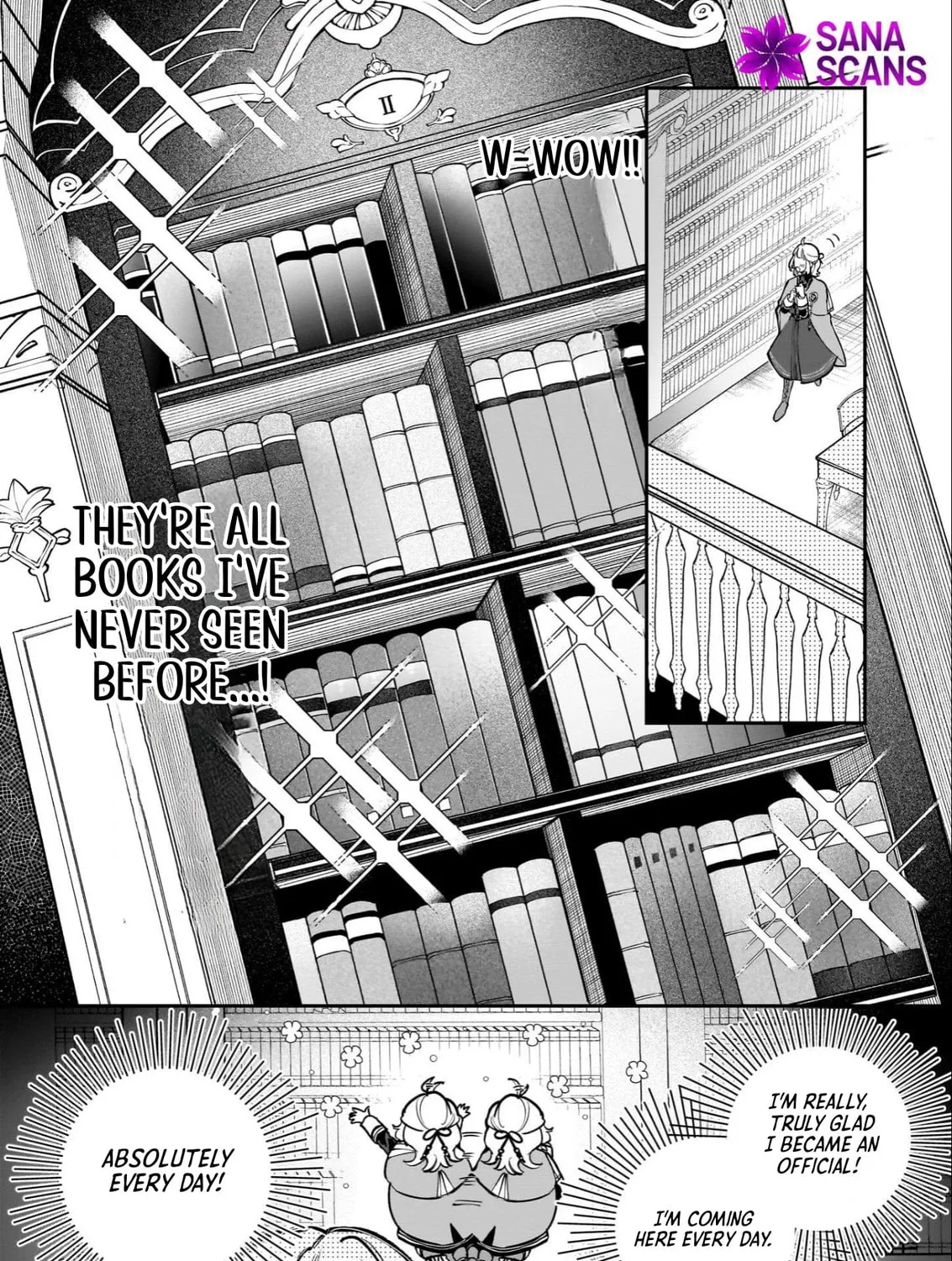 Toshokan no Tensai Shoujo: Honzuki no Shinjin Kanri wa Boudai na Chishiki de Kuni wo Sukuimasu! Chapter 2 page 8 - 