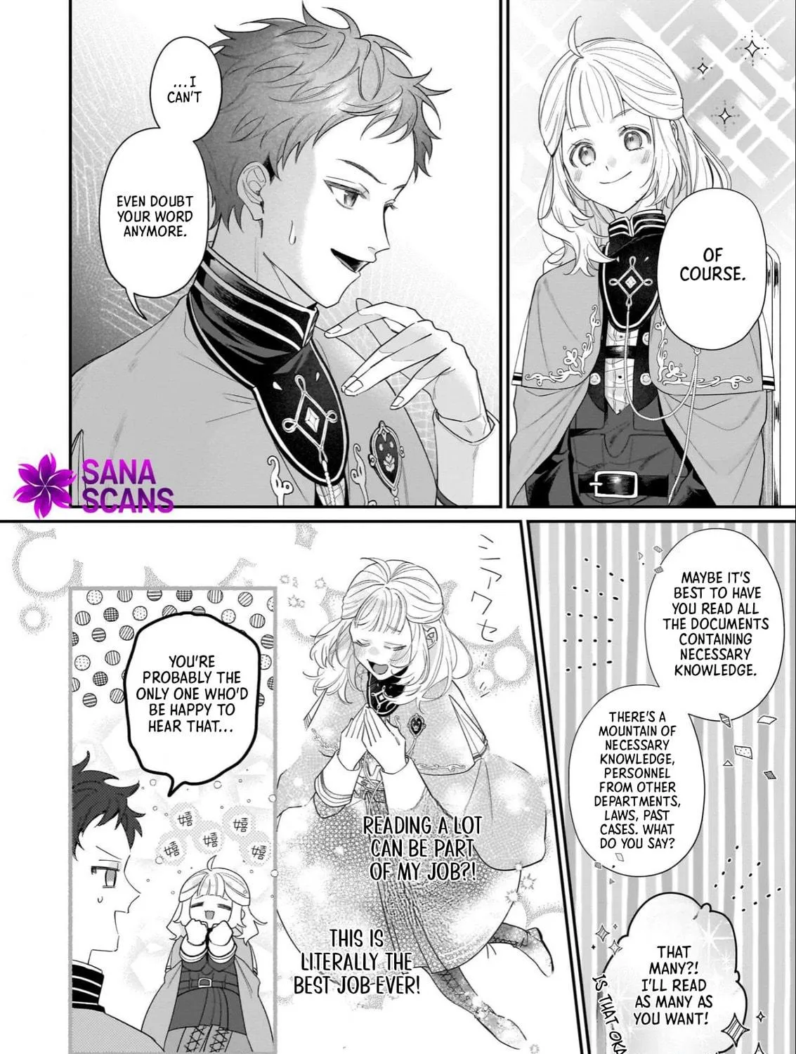 Toshokan no Tensai Shoujo: Honzuki no Shinjin Kanri wa Boudai na Chishiki de Kuni wo Sukuimasu! Chapter 2 page 82 - 