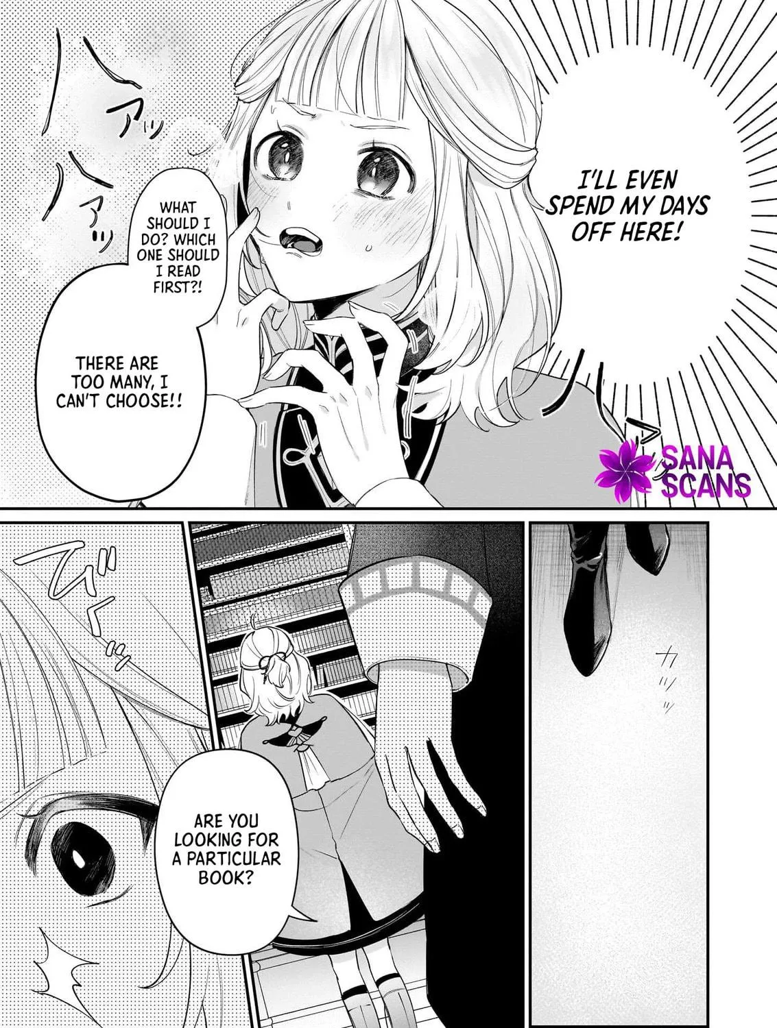 Toshokan no Tensai Shoujo: Honzuki no Shinjin Kanri wa Boudai na Chishiki de Kuni wo Sukuimasu! Chapter 2 page 10 - 