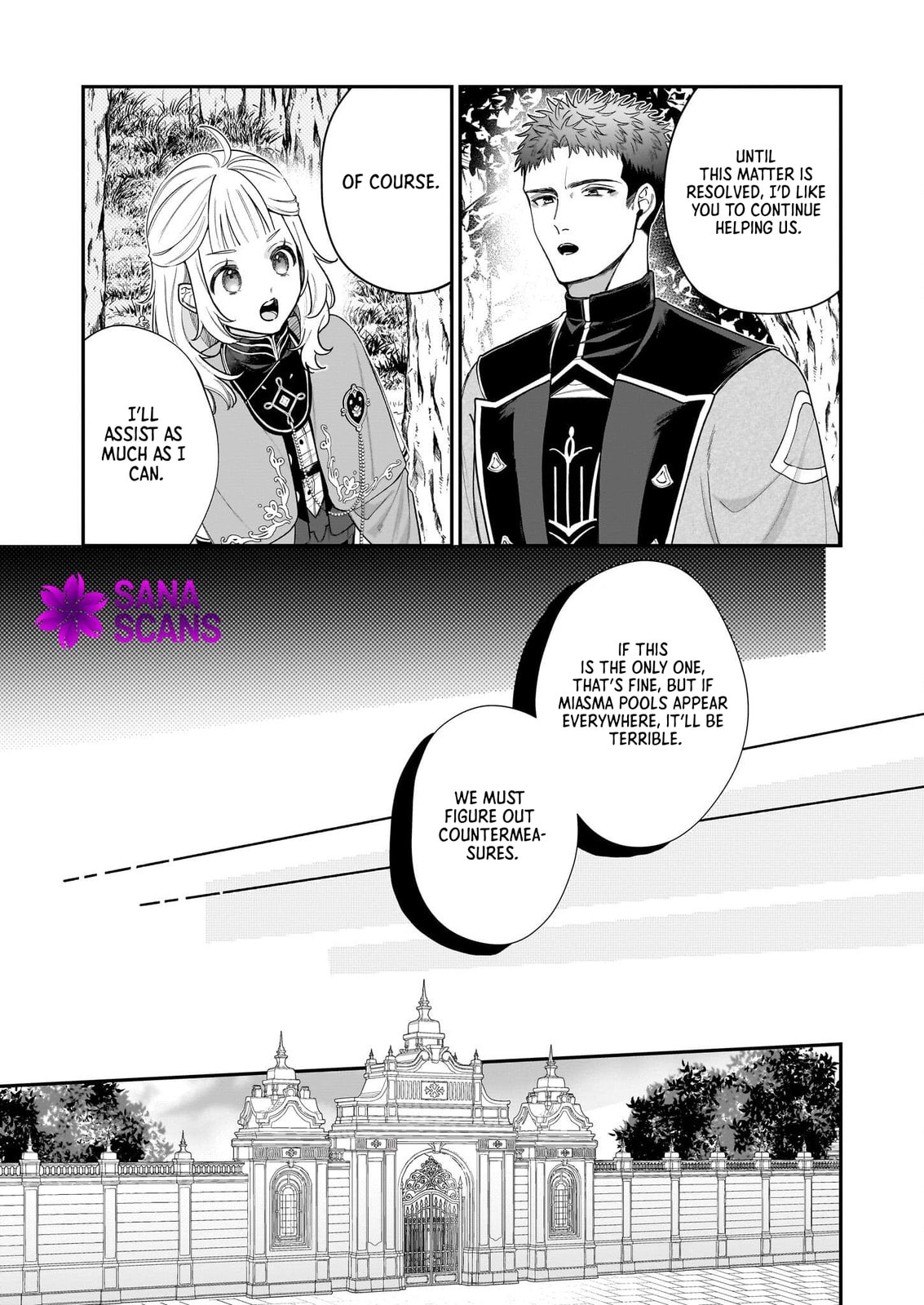 Toshokan no Tensai Shoujo: Honzuki no Shinjin Kanri wa Boudai na Chishiki de Kuni wo Sukuimasu! Chapter 3 page 35 - 