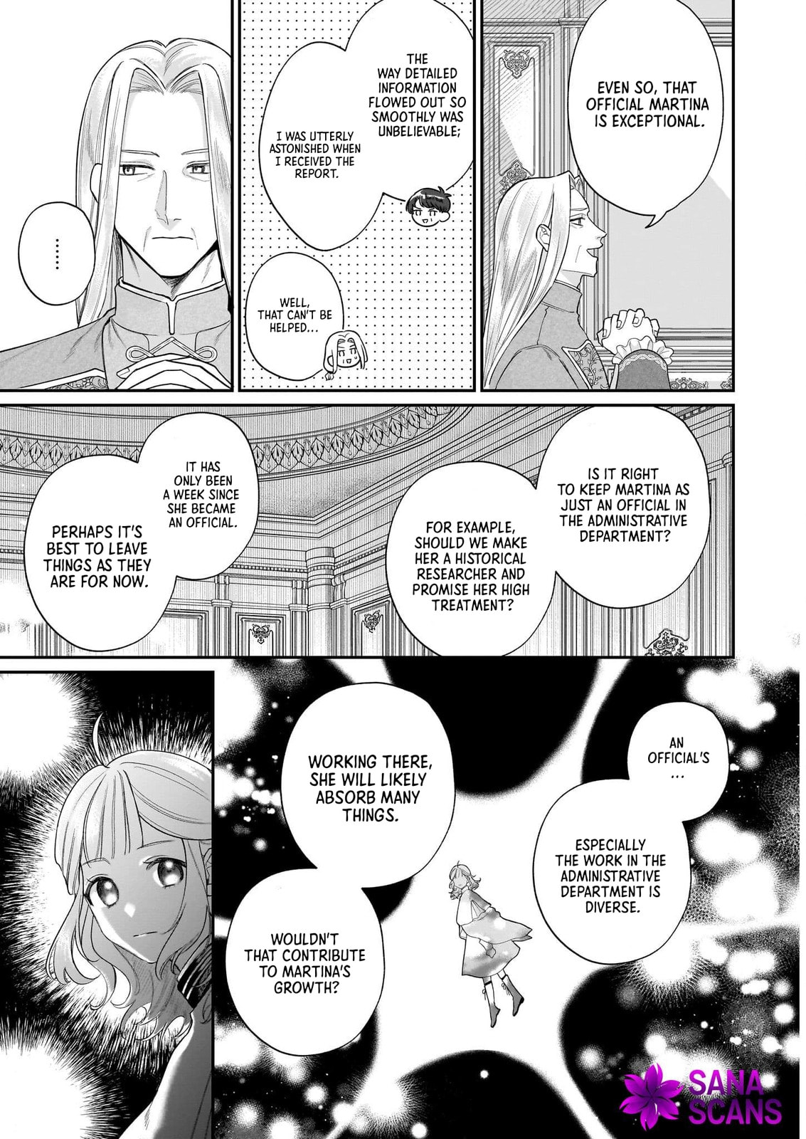 Toshokan no Tensai Shoujo: Honzuki no Shinjin Kanri wa Boudai na Chishiki de Kuni wo Sukuimasu! Chapter 4 page 15 - 