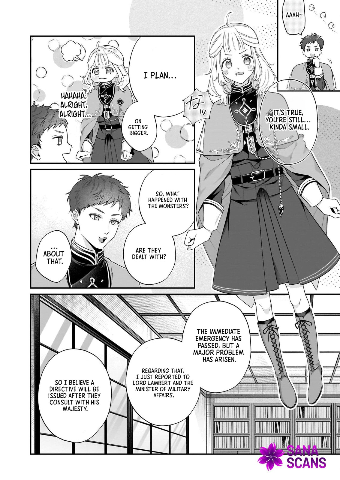 Toshokan no Tensai Shoujo: Honzuki no Shinjin Kanri wa Boudai na Chishiki de Kuni wo Sukuimasu! Chapter 4 page 8 - 