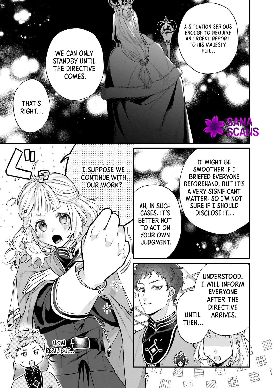 Toshokan no Tensai Shoujo: Honzuki no Shinjin Kanri wa Boudai na Chishiki de Kuni wo Sukuimasu! Chapter 4 page 9 - 
