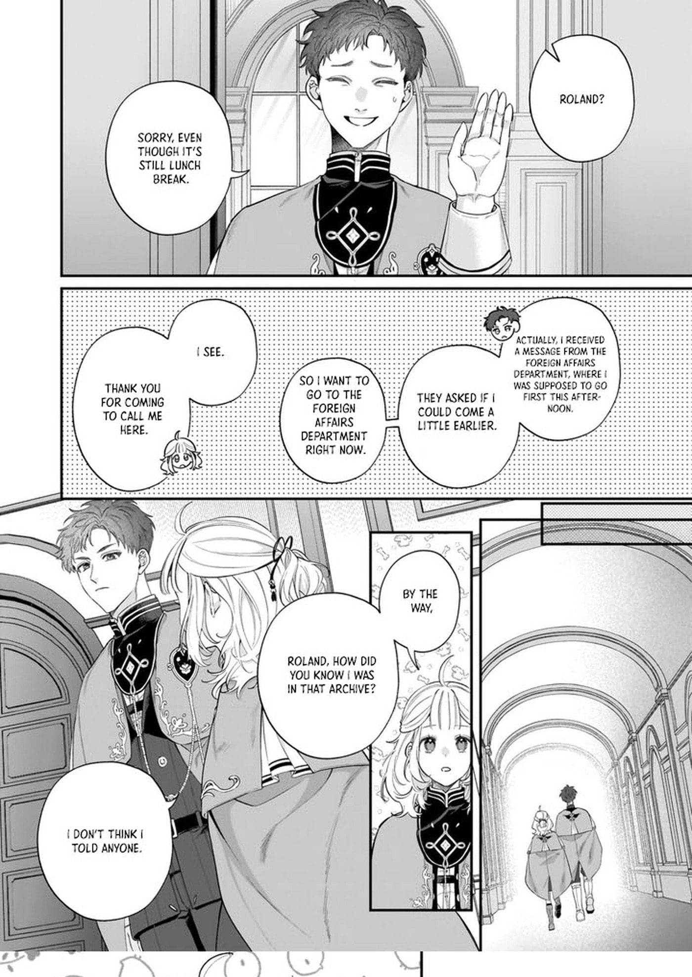 Toshokan no Tensai Shoujo: Honzuki no Shinjin Kanri wa Boudai na Chishiki de Kuni wo Sukuimasu! Chapter 7 page 28 - 
