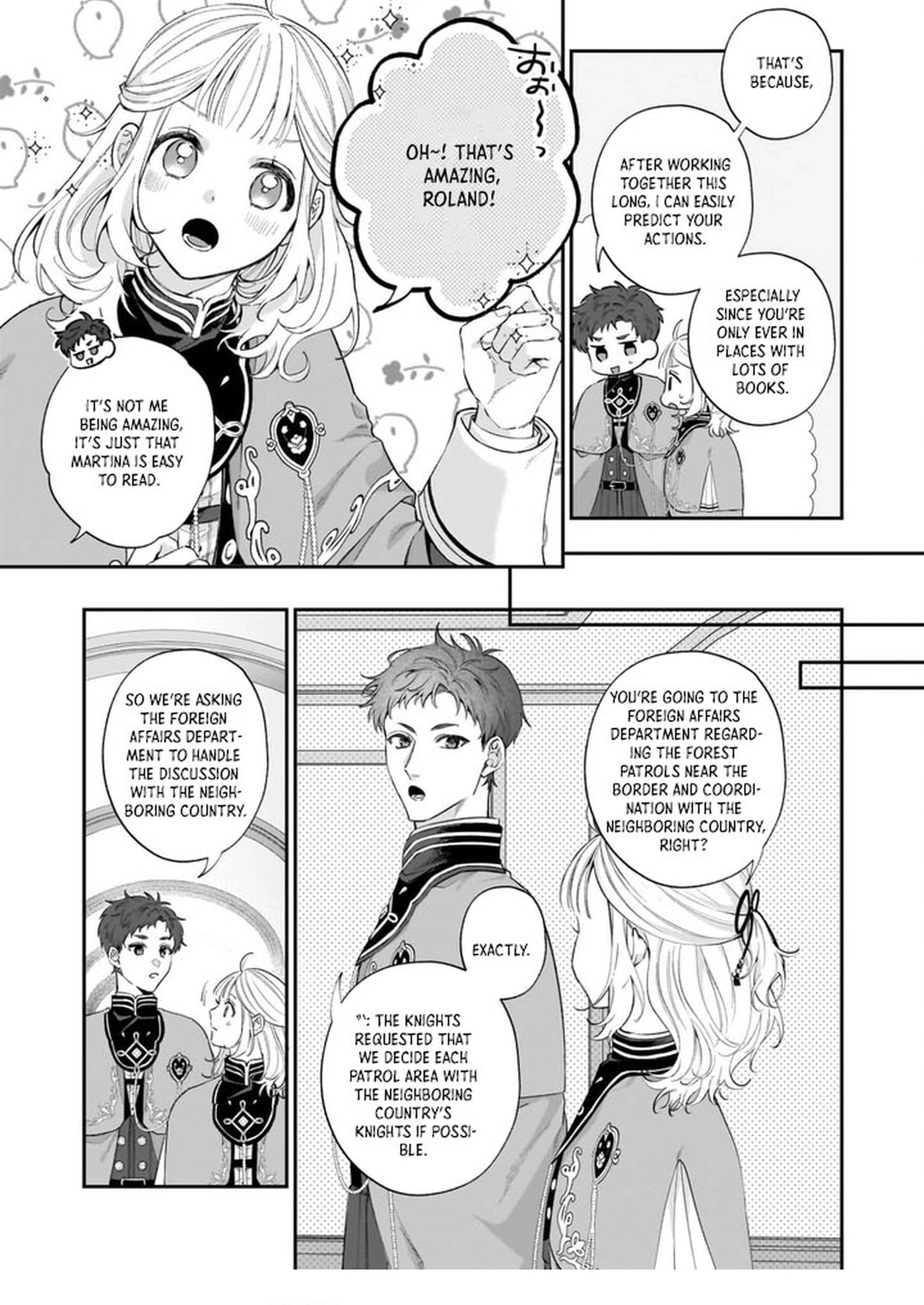 Toshokan no Tensai Shoujo: Honzuki no Shinjin Kanri wa Boudai na Chishiki de Kuni wo Sukuimasu! Chapter 7 page 29 - 