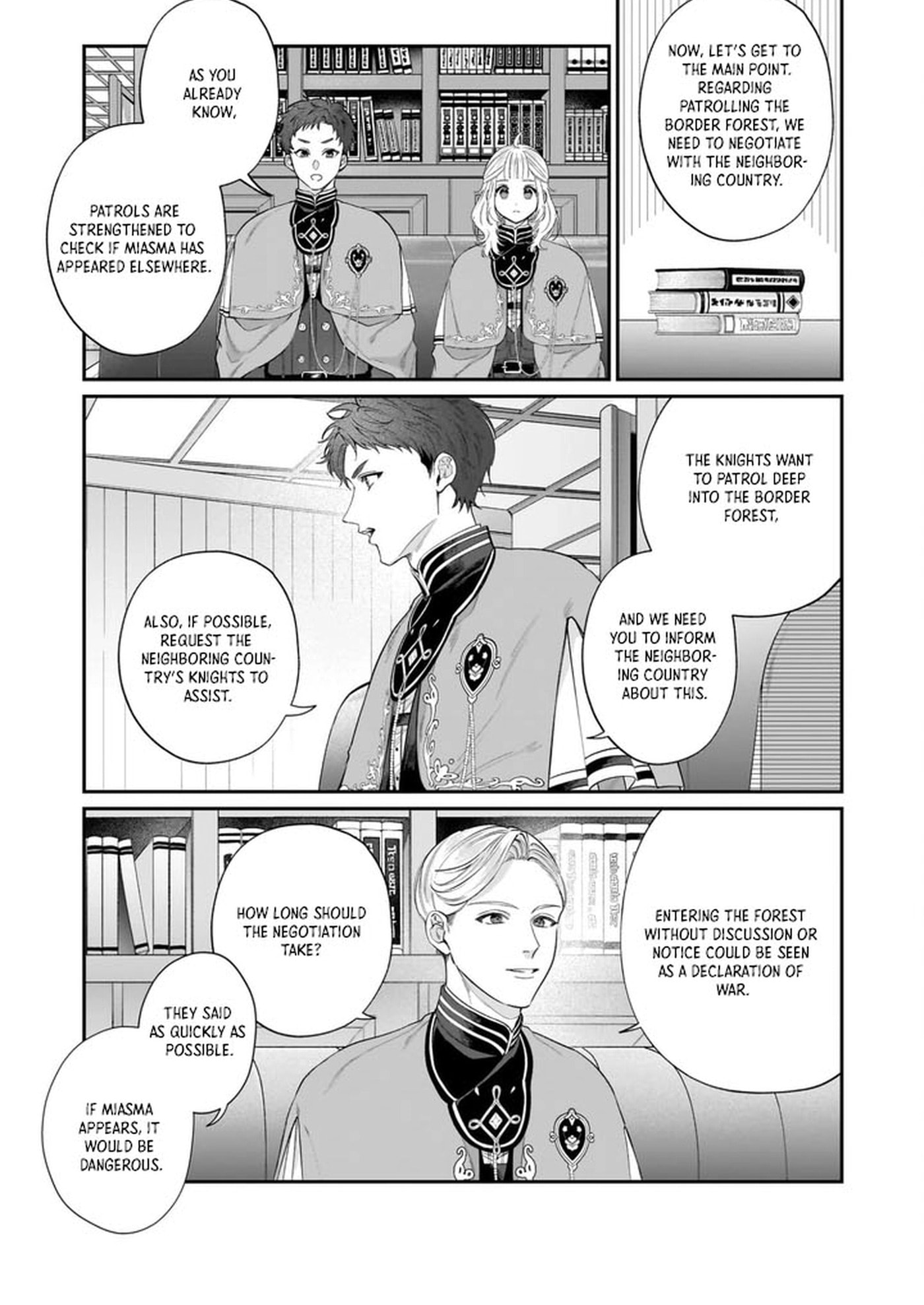 Toshokan no Tensai Shoujo: Honzuki no Shinjin Kanri wa Boudai na Chishiki de Kuni wo Sukuimasu! Chapter 7 page 33 - 