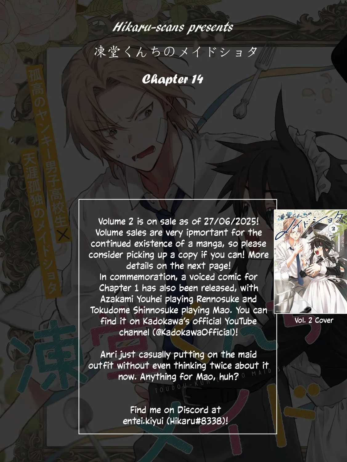 Toudou-kun Chi no Maid Shota Chapter 14 page 13 - 