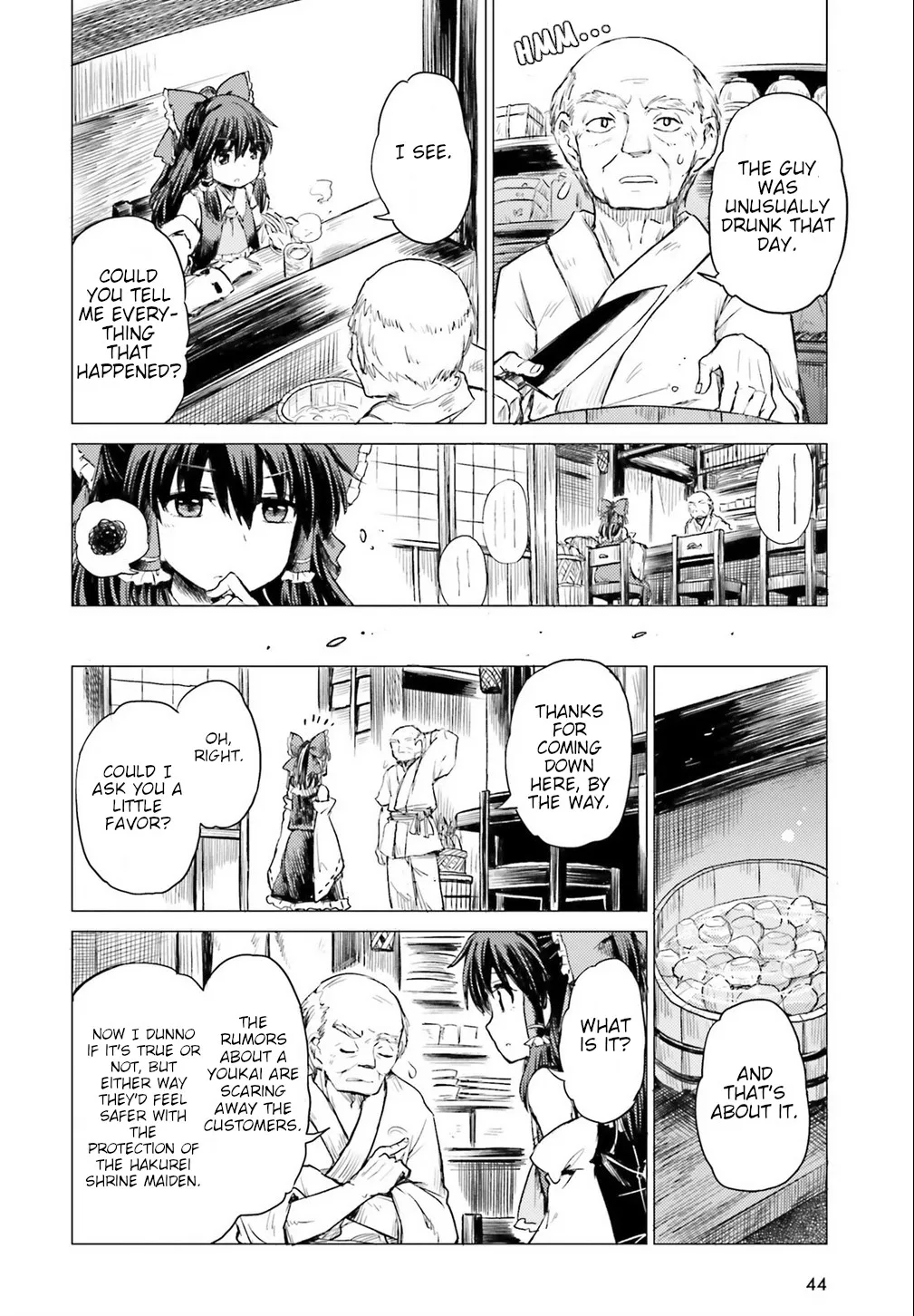 Touhou Suichouka ~ Lotus Eater-tachi no Suisei Chapter 1 page 37 - 