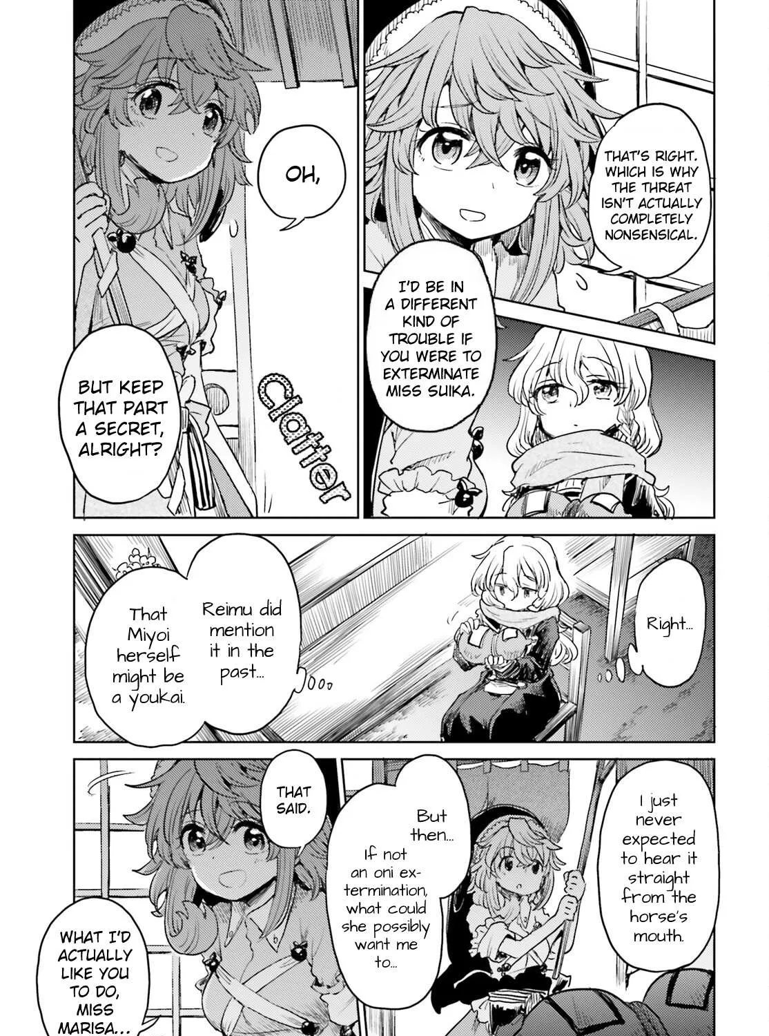 Touhou Suichouka ~ Lotus Eater-tachi no Suisei Chapter 40 page 6 - 