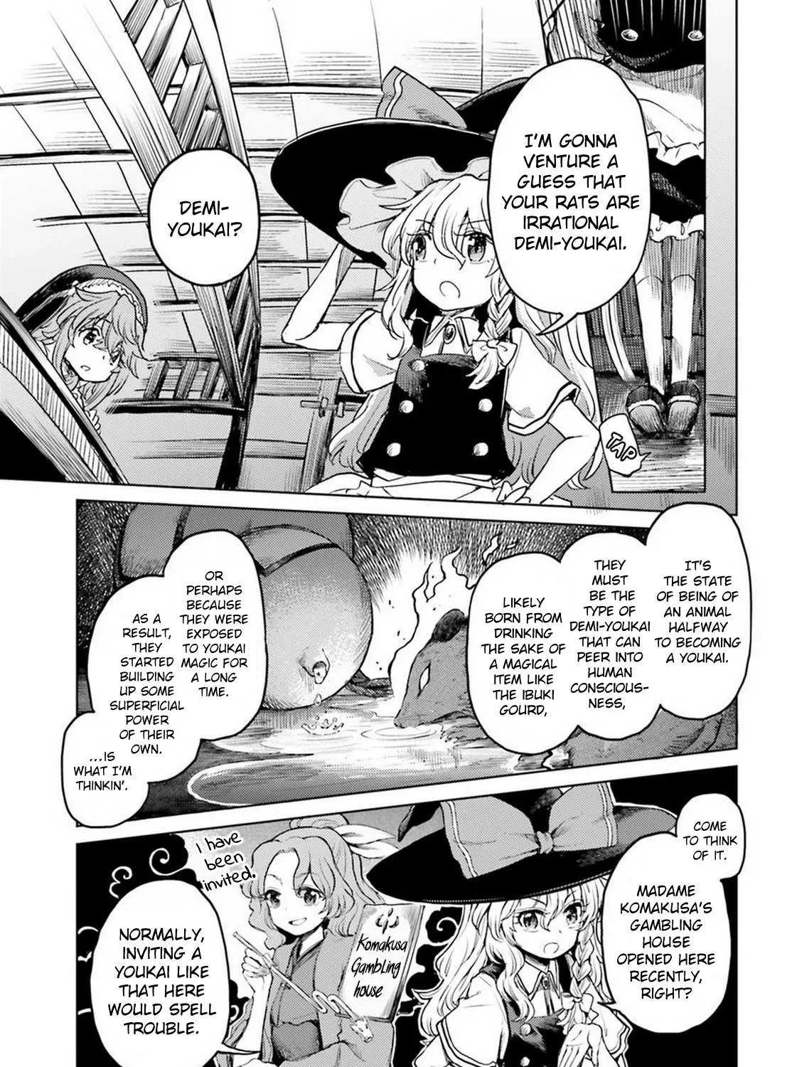 Touhou Suichouka ~ Lotus Eater-tachi no Suisei Chapter 42 page 9 - 