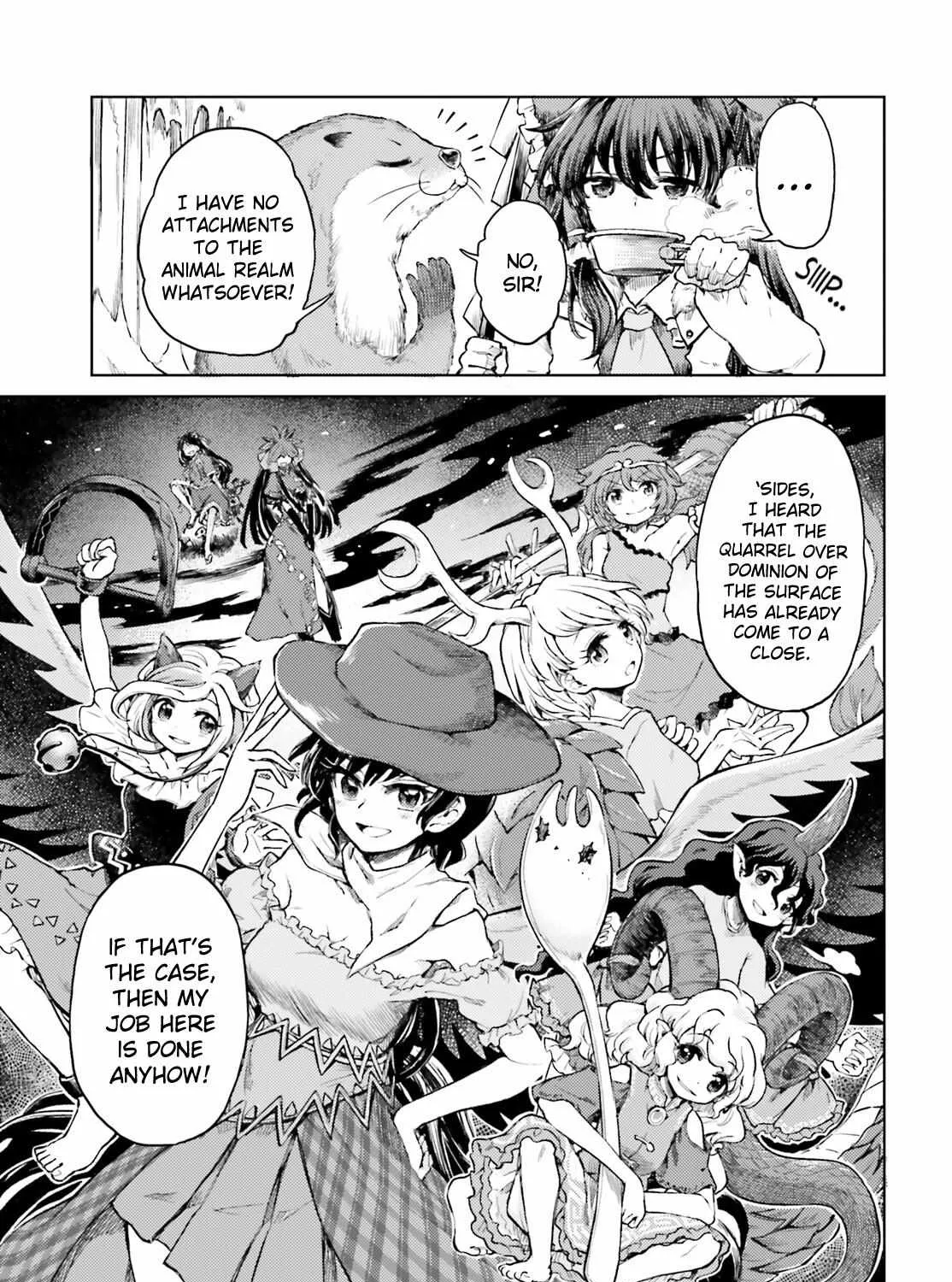 Touhou Suichouka ~ Lotus Eater-tachi no Suisei Chapter 48 page 46 - 