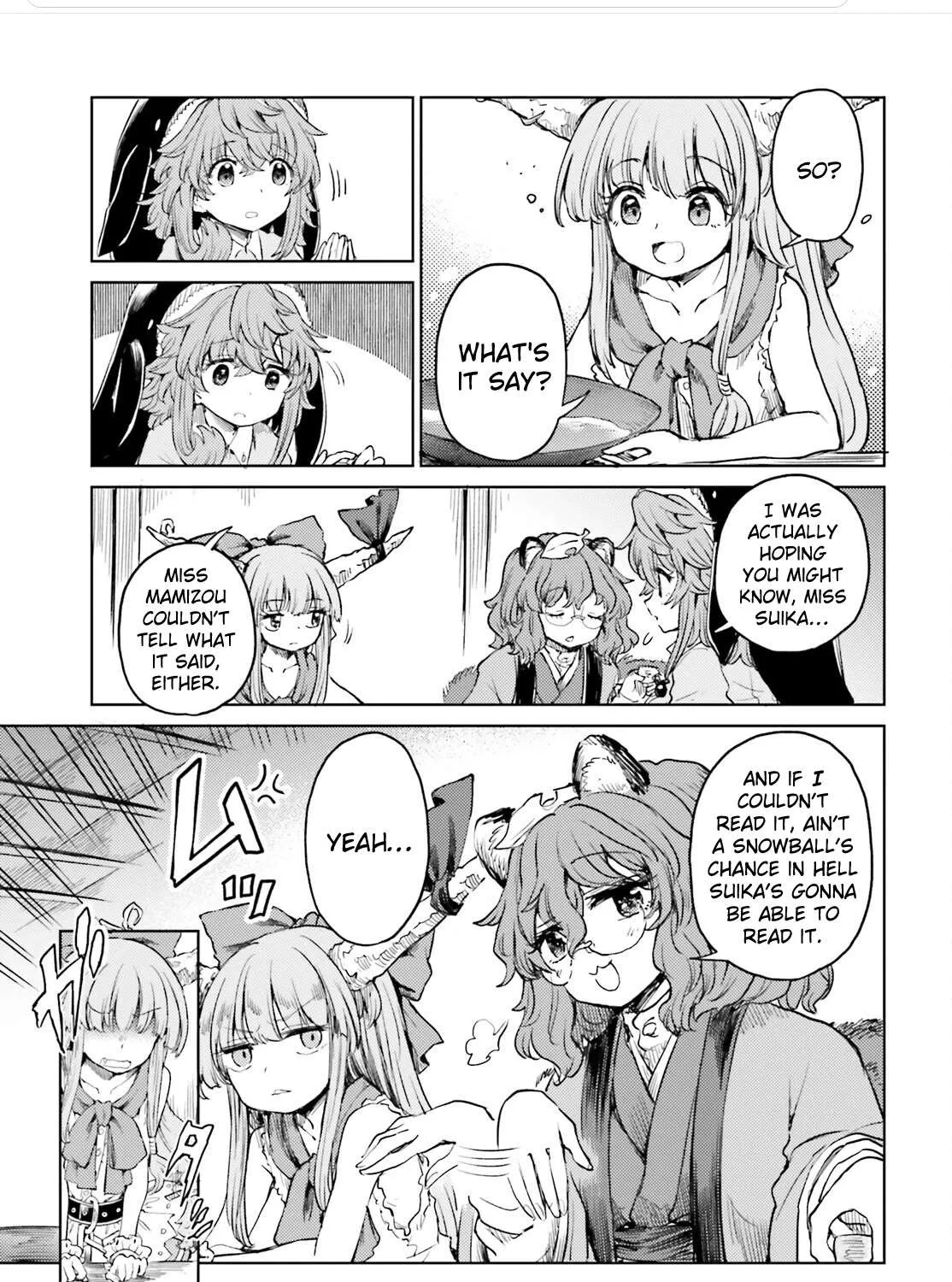 Touhou Suichouka ~ Lotus Eater-tachi no Suisei Chapter 49 page 22 - 
