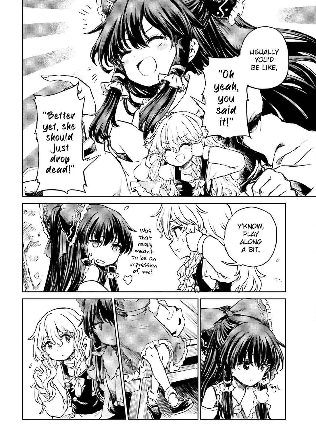 Touhou Suichouka ~ Lotus Eater-tachi no Suisei Chapter 52 page 12 - 