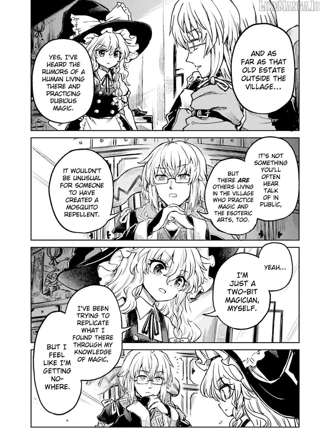 Touhou Suichouka ~ Lotus Eater-tachi no Suisei Chapter 68 page 22 - 