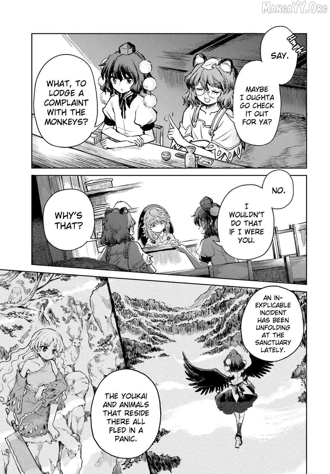 Touhou Suichouka ~ Lotus Eater-tachi no Suisei Chapter 71 page 3 - 