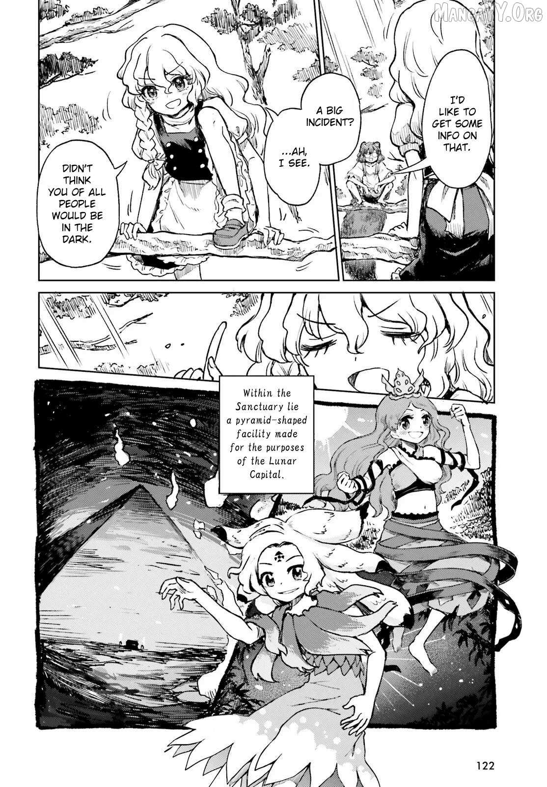 Touhou Suichouka ~ Lotus Eater-tachi no Suisei Chapter 72 page 12 - 