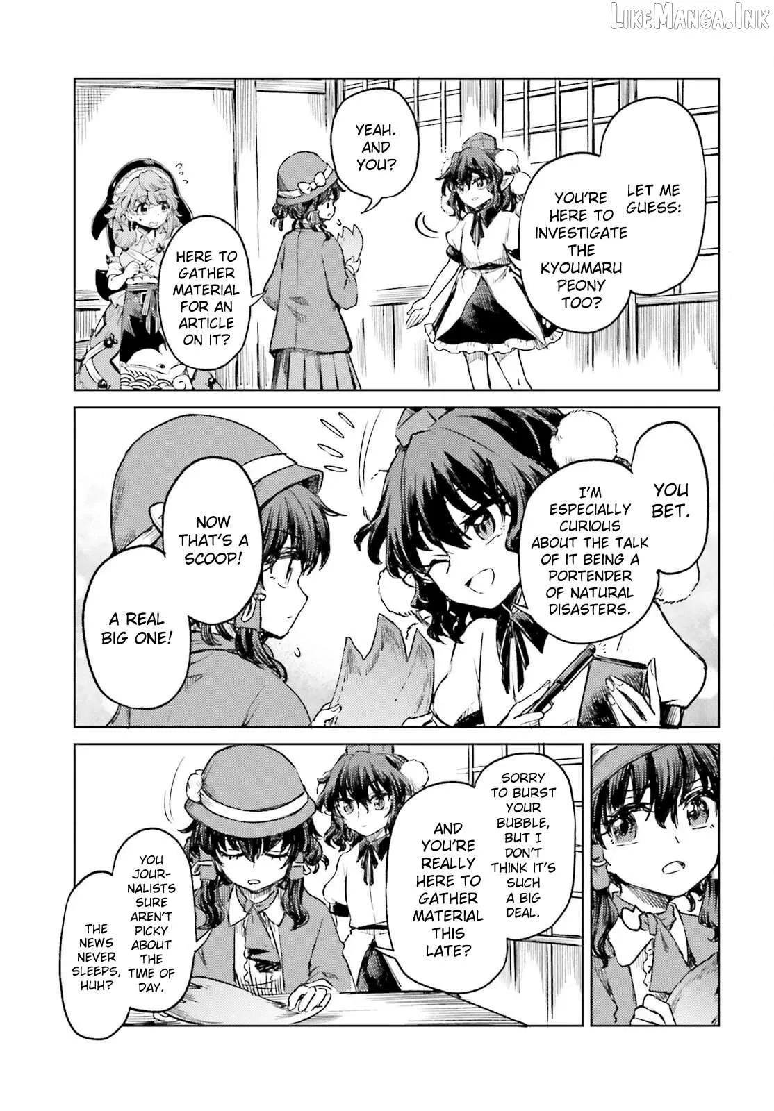Touhou Suichouka ~ Lotus Eater-tachi no Suisei Chapter 78 page 14 - 