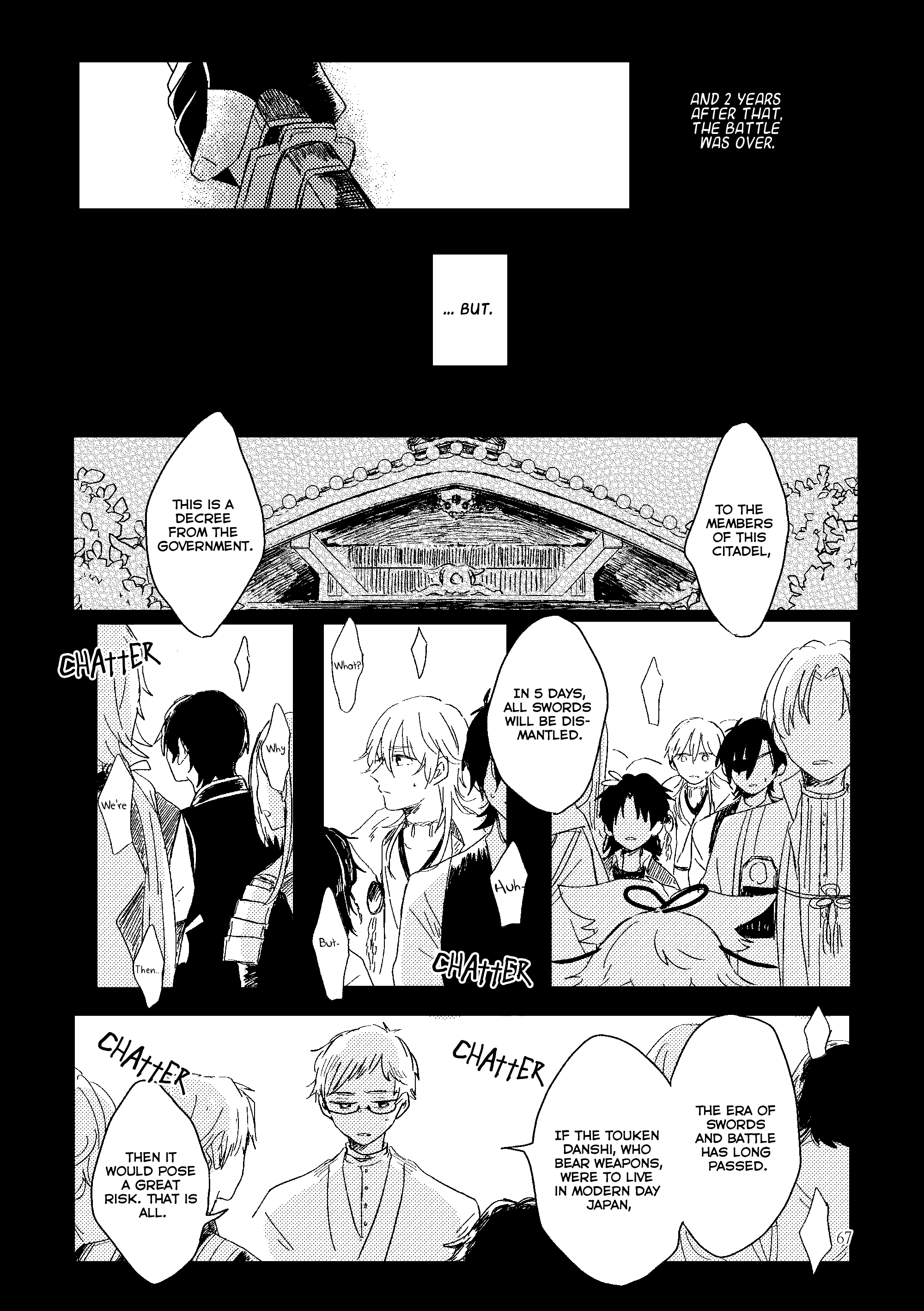Touken Ranbu - Hakou Chapter 1 page 65 - 