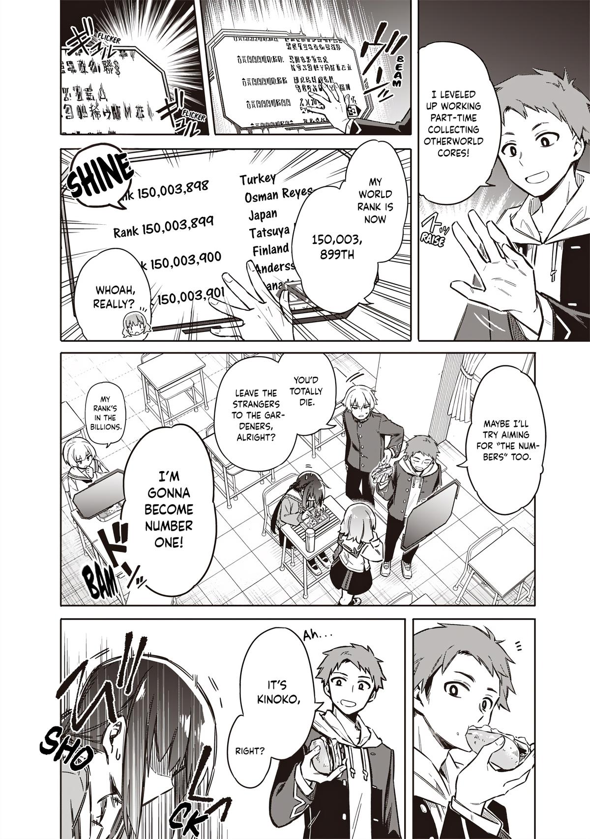 Toukyou KINOKO ~Sekai Ranking 1-i no Komyu-ryoku Saijaku JK~ Chapter 1 page 4 - 