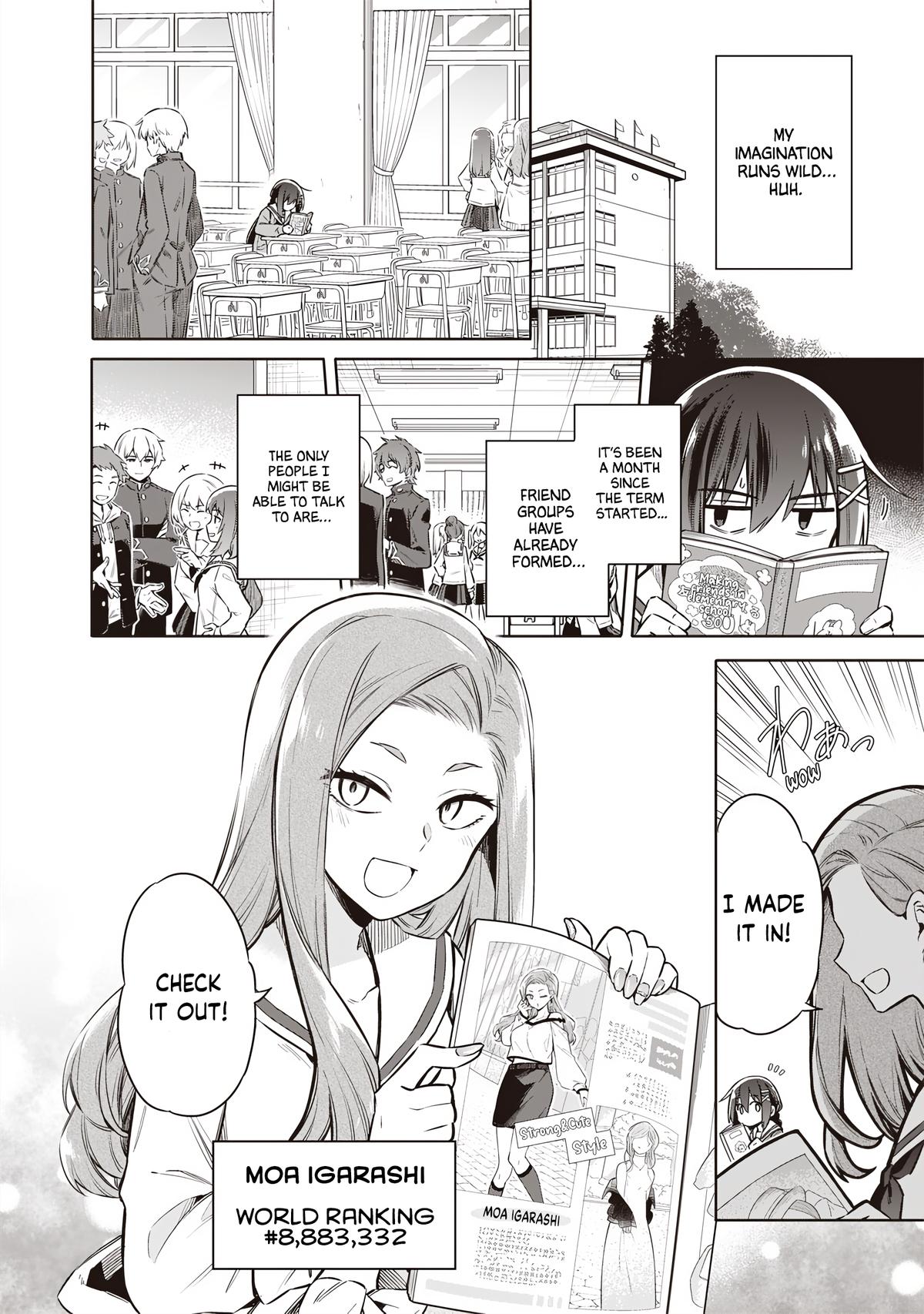 Toukyou KINOKO ~Sekai Ranking 1-i no Komyu-ryoku Saijaku JK~ Chapter 2 page 9 - 
