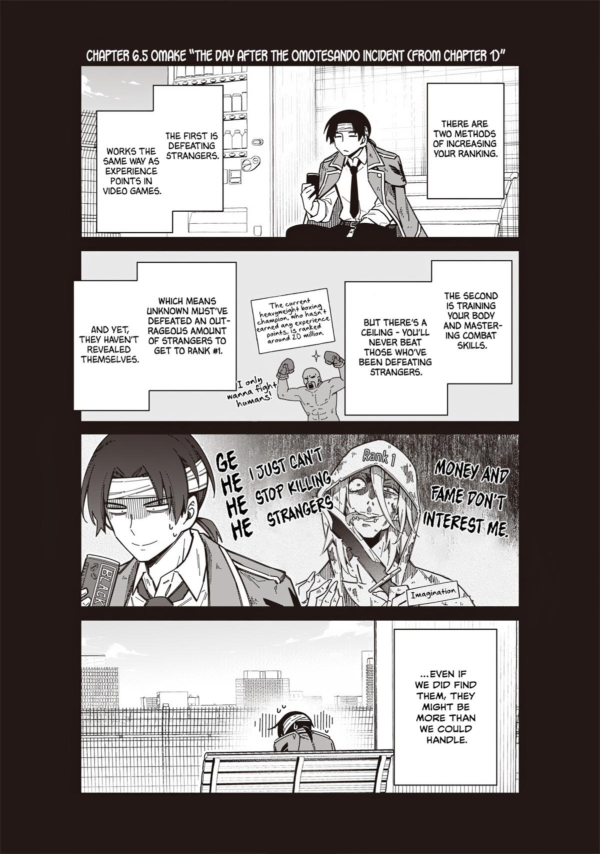 Toukyou KINOKO ~Sekai Ranking 1-i no Komyu-ryoku Saijaku JK~ Chapter 6.5 page 1 - 