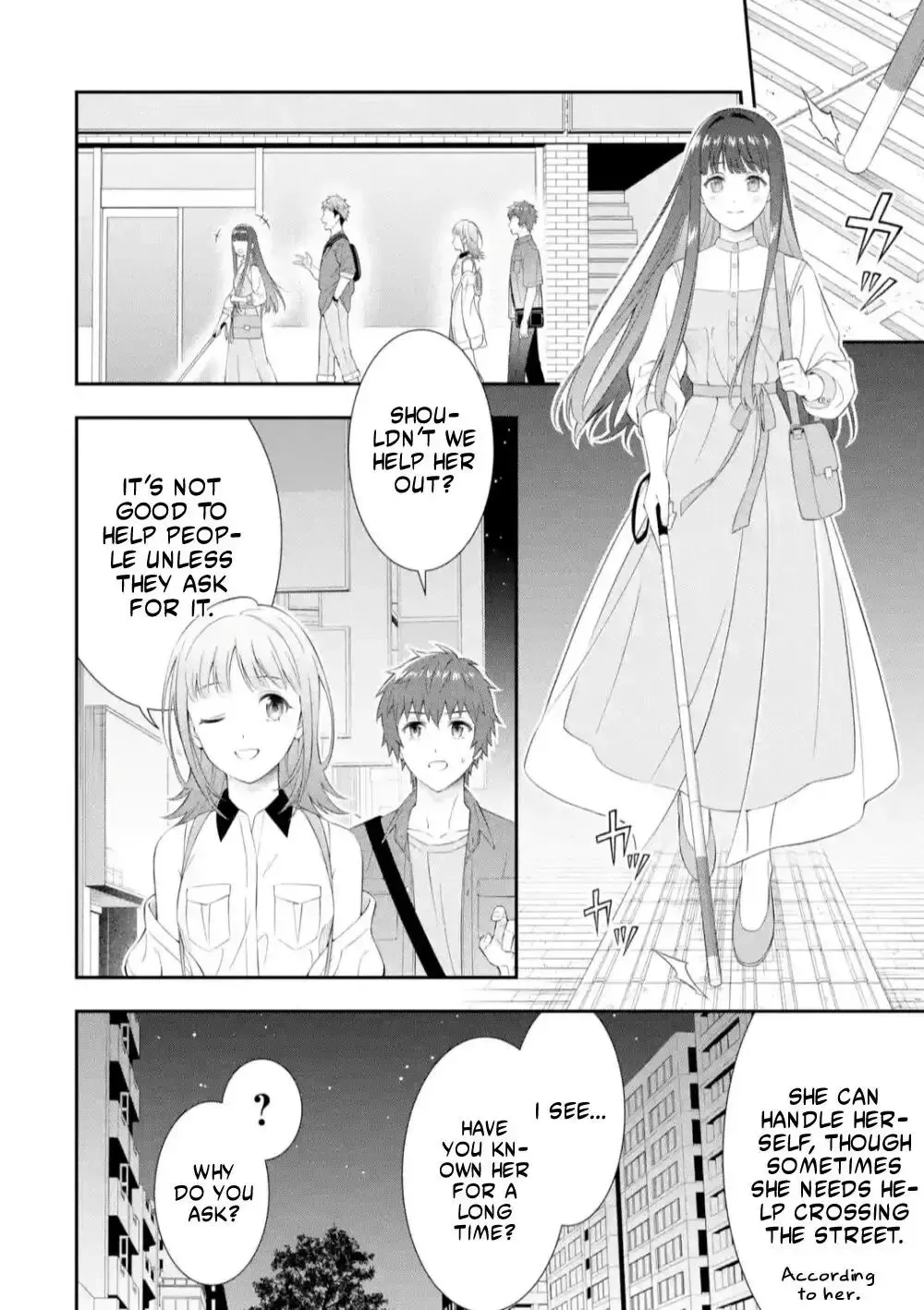 Toumei na Yoru ni Kakeru-kun to, Me ni Mienai Koi wo Shita. Chapter 1.1 page 14 - 