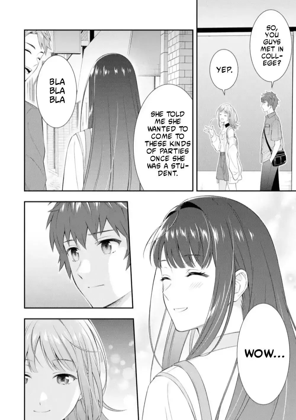 Toumei na Yoru ni Kakeru-kun to, Me ni Mienai Koi wo Shita. Chapter 1.1 page 16 - 