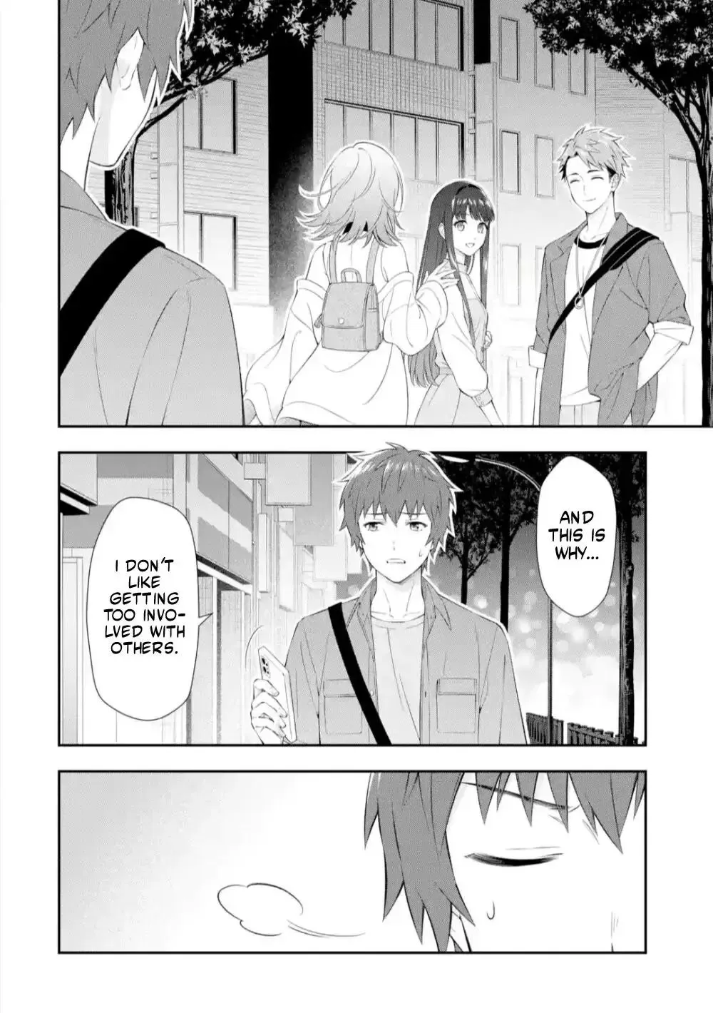 Toumei na Yoru ni Kakeru-kun to, Me ni Mienai Koi wo Shita. Chapter 1.1 page 22 - 