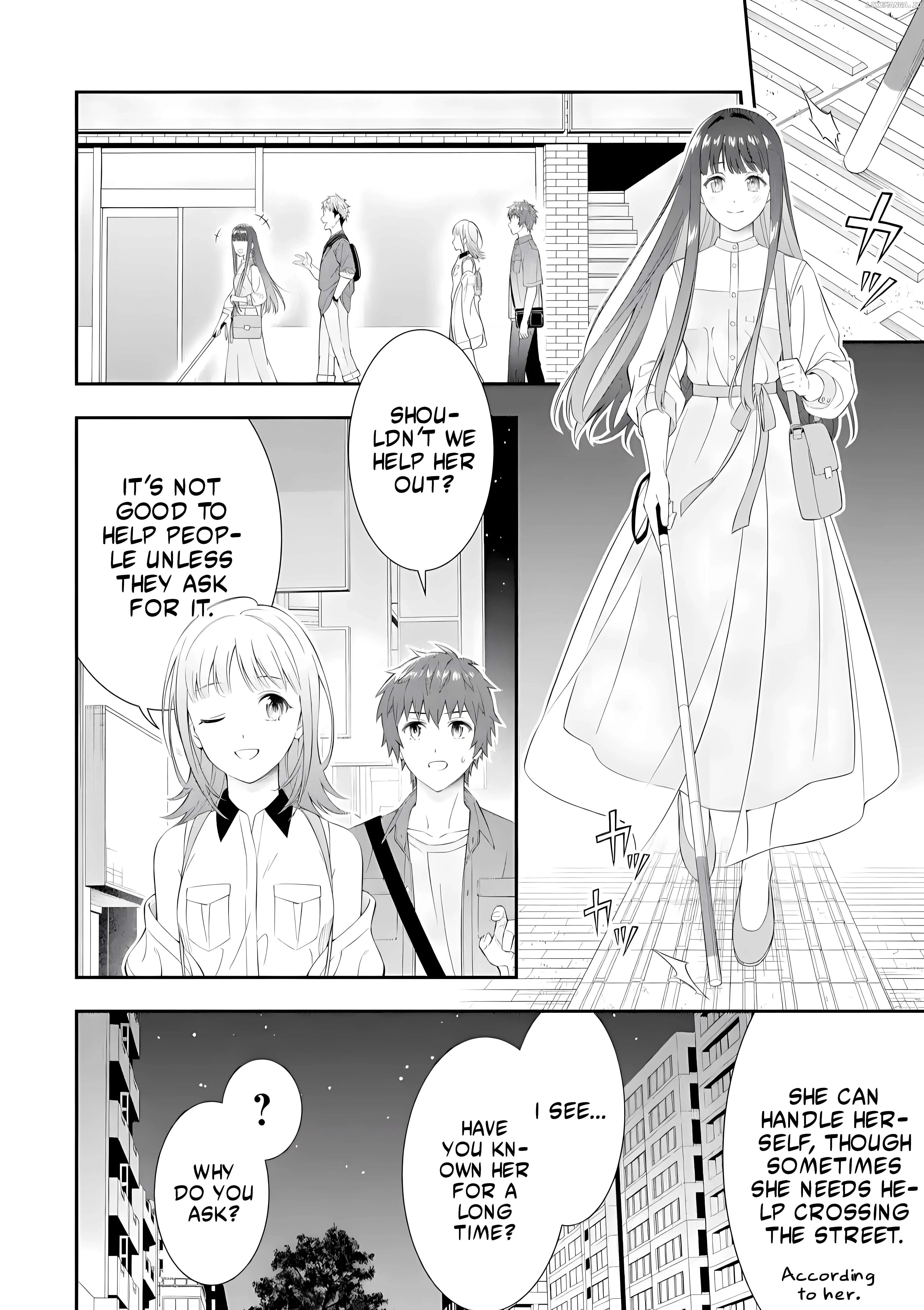 Toumei na Yoru ni Kakeru-kun to, Me ni Mienai Koi wo Shita. Chapter 1 page 14 - 