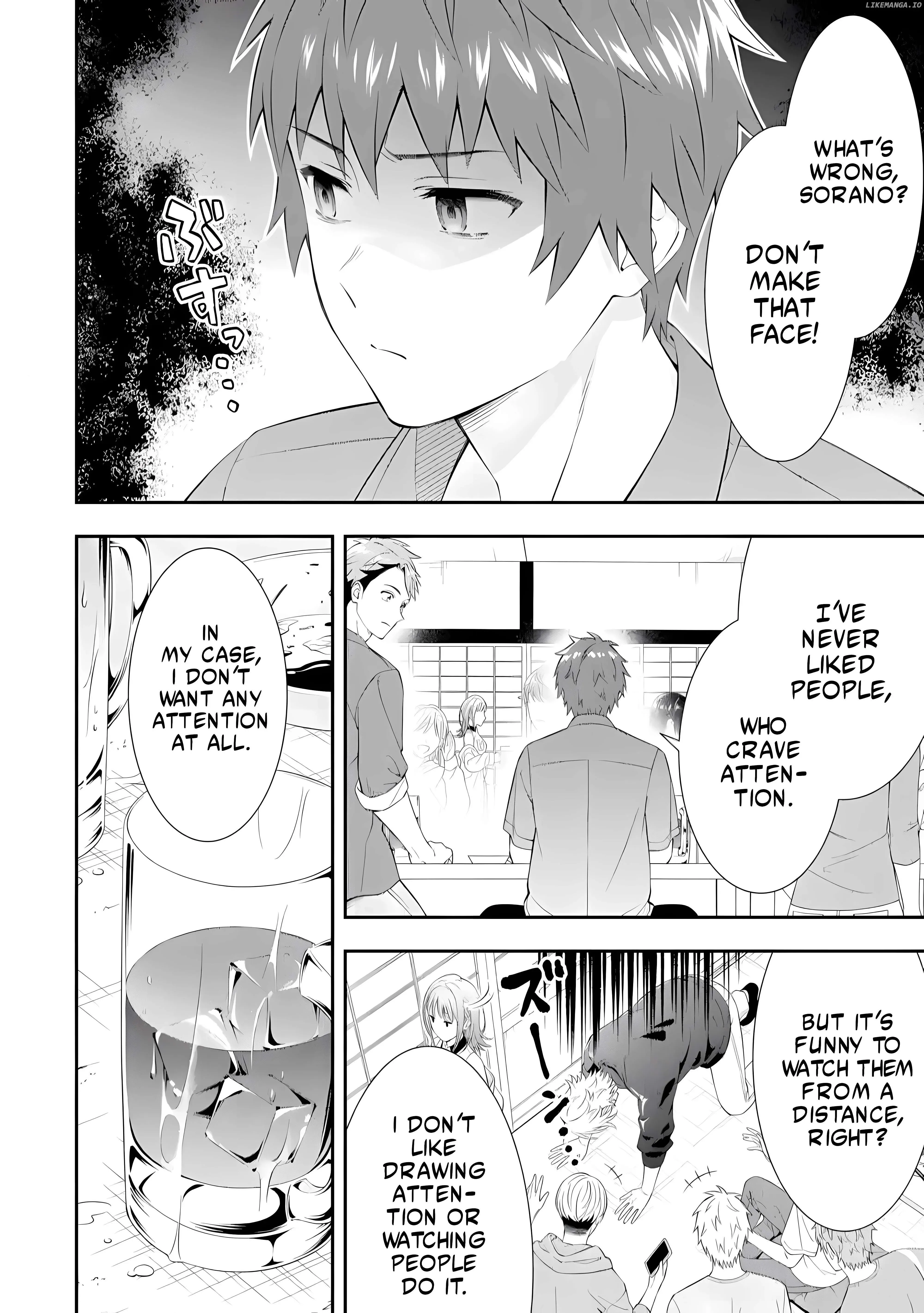 Toumei na Yoru ni Kakeru-kun to, Me ni Mienai Koi wo Shita. Chapter 1 page 6 - 