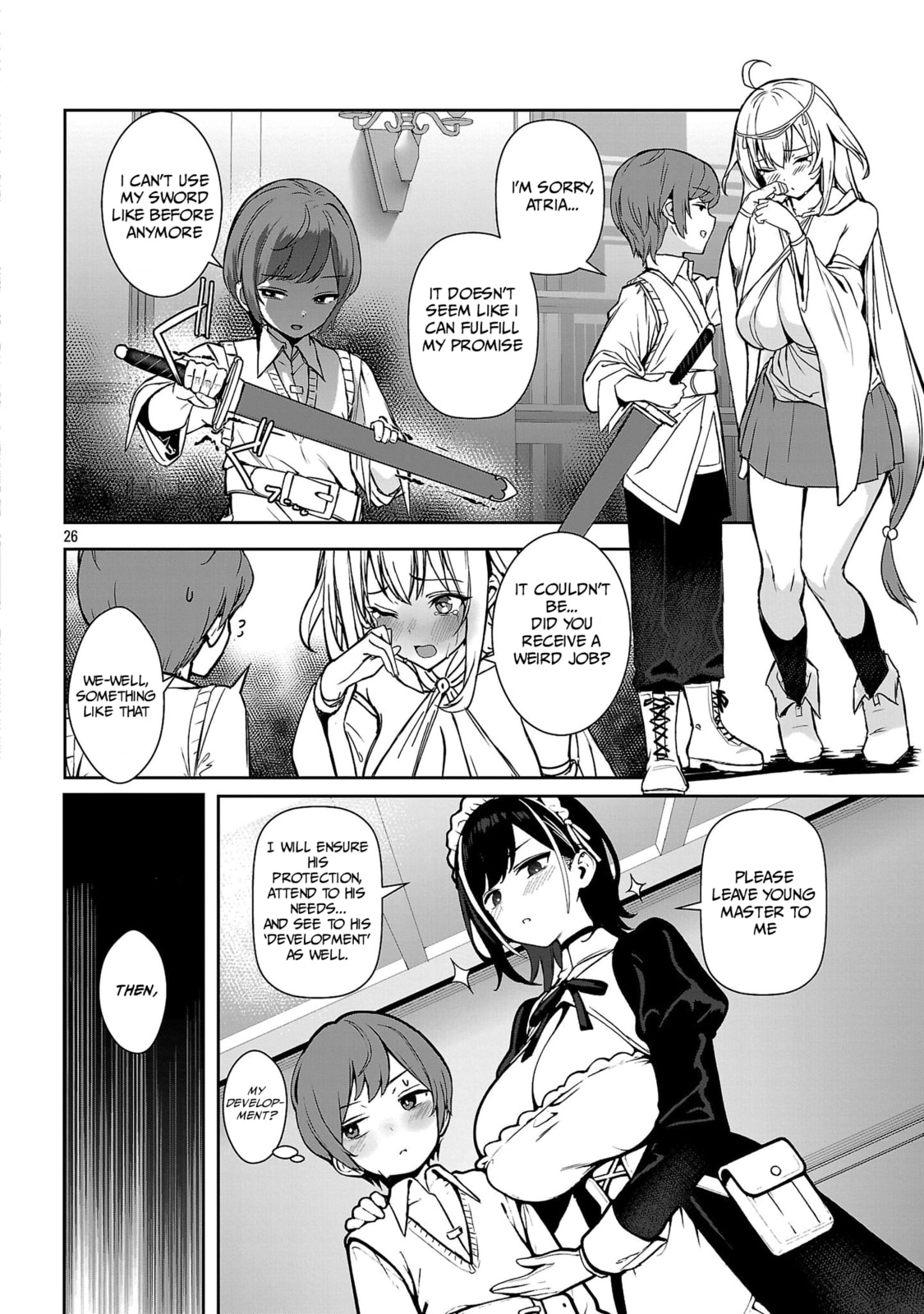Tousan wa "Kensei", Kaasan wa "Kenshin", Boku wa "Ochinp〇 Chanbara Master" Chapter 1.3 page 6 - 