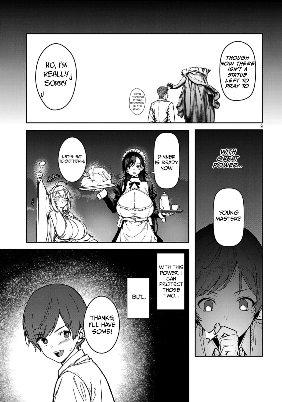 Tousan wa "Kensei", Kaasan wa "Kenshin", Boku wa "Ochinp〇 Chanbara Master" Chapter 2.1 page 10 - 