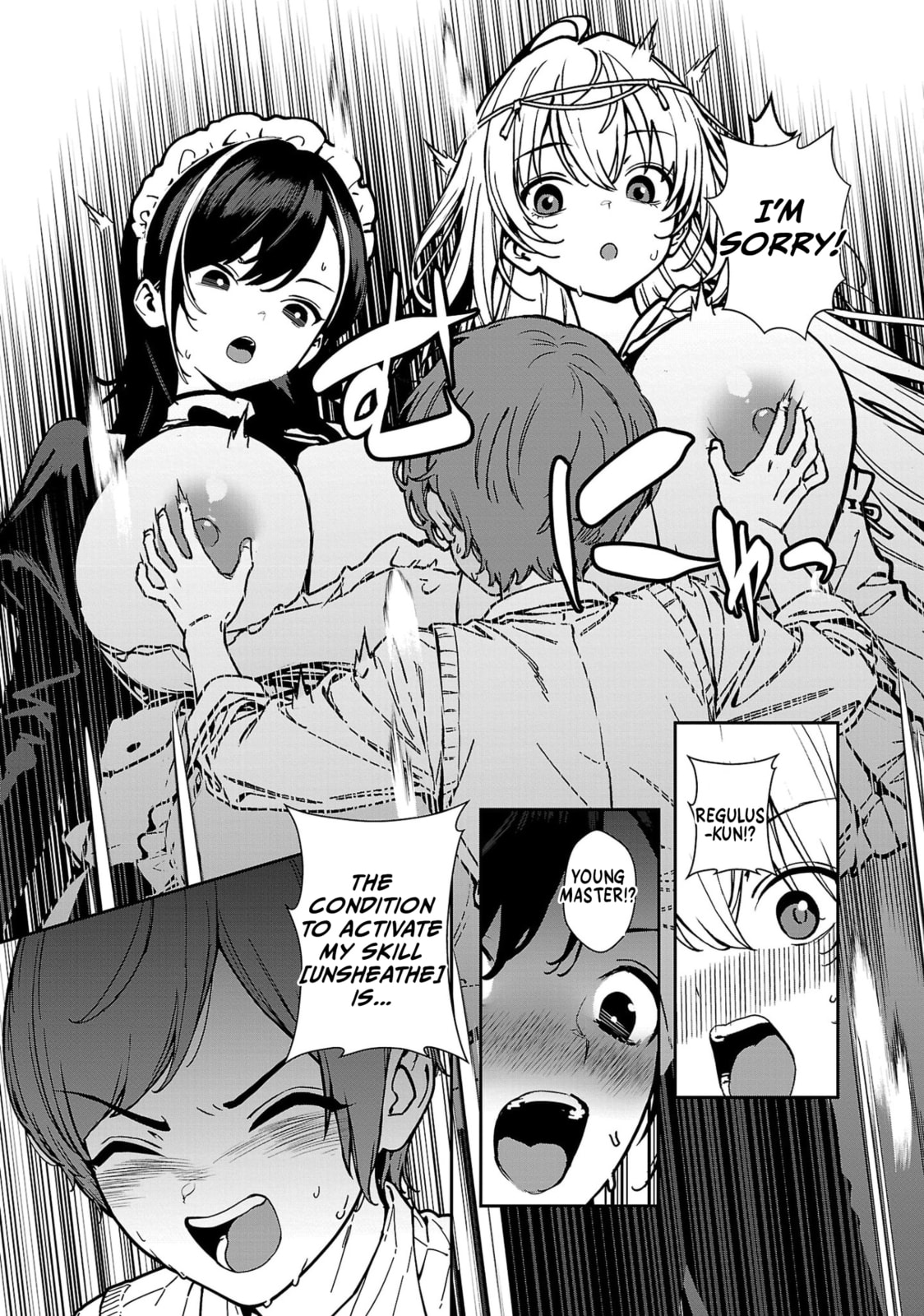 Tousan wa "Kensei", Kaasan wa "Kenshin", Boku wa "Ochinp〇 Chanbara Master" Chapter 2.3 page 6 - 
