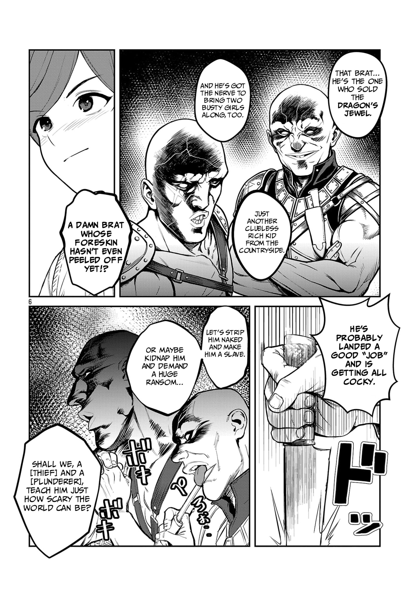 Tousan wa "Kensei", Kaasan wa "Kenshin", Boku wa "Ochinp〇 Chanbara Master" Chapter 4.1 page 6 - 