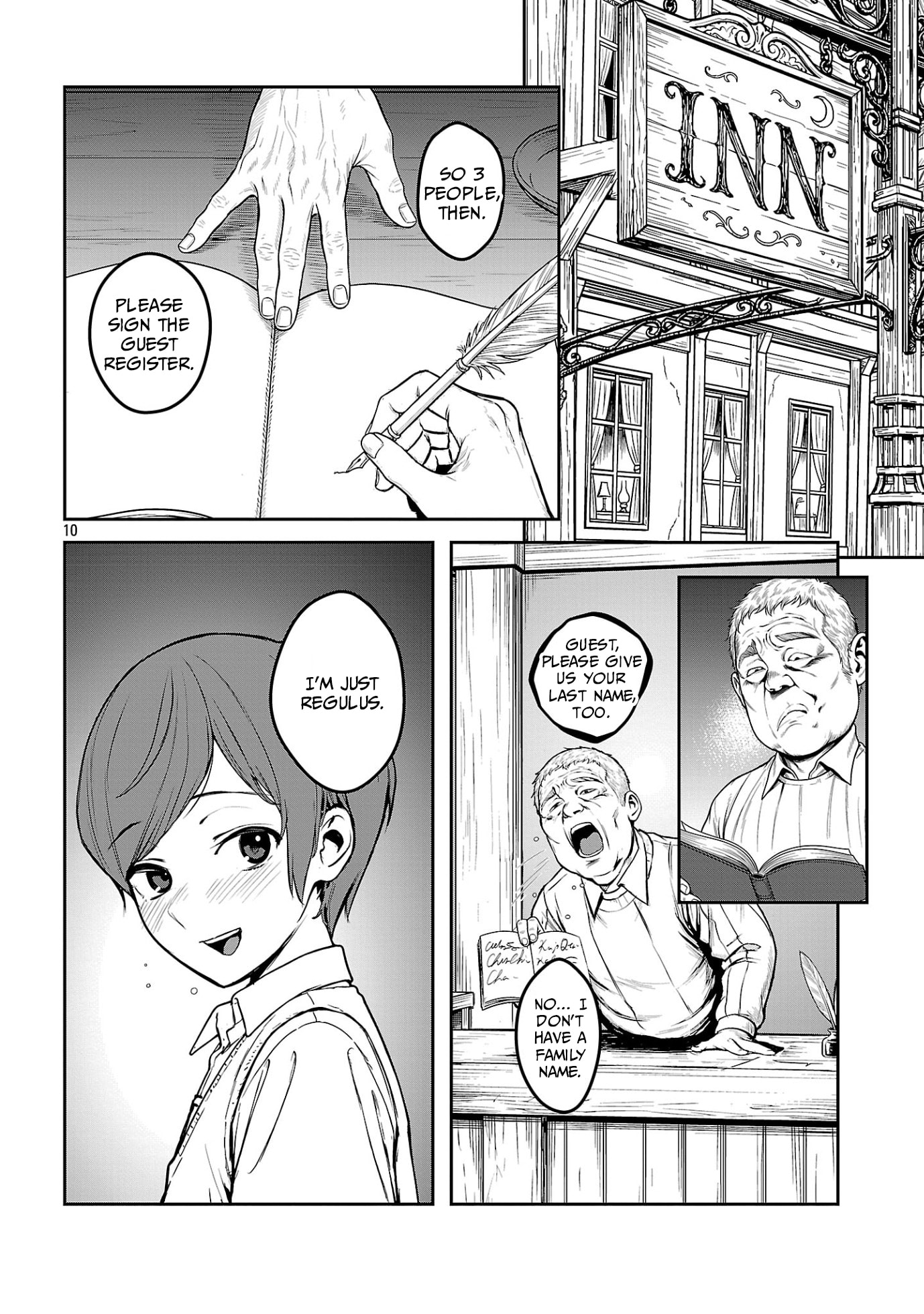 Tousan wa "Kensei", Kaasan wa "Kenshin", Boku wa "Ochinp〇 Chanbara Master" Chapter 4.1 page 10 - 